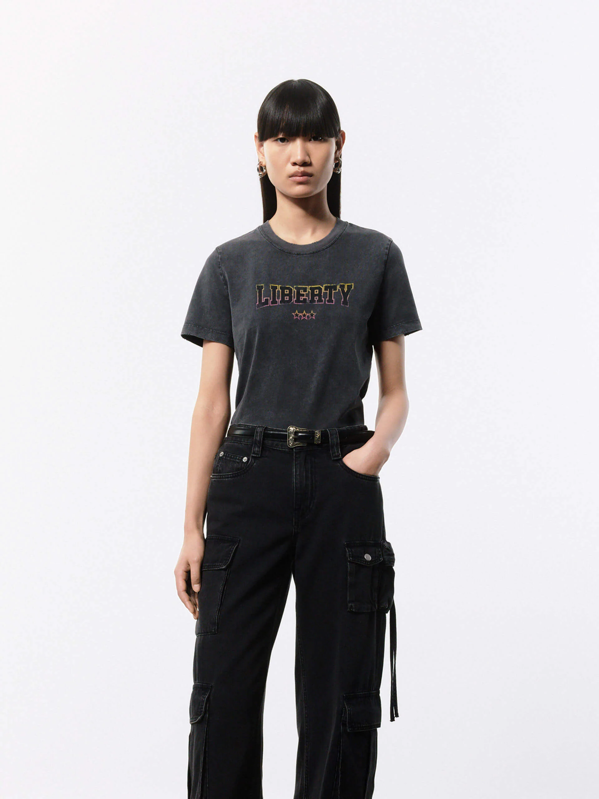 Vintage Distressed Cotton T-shirt - Image 6