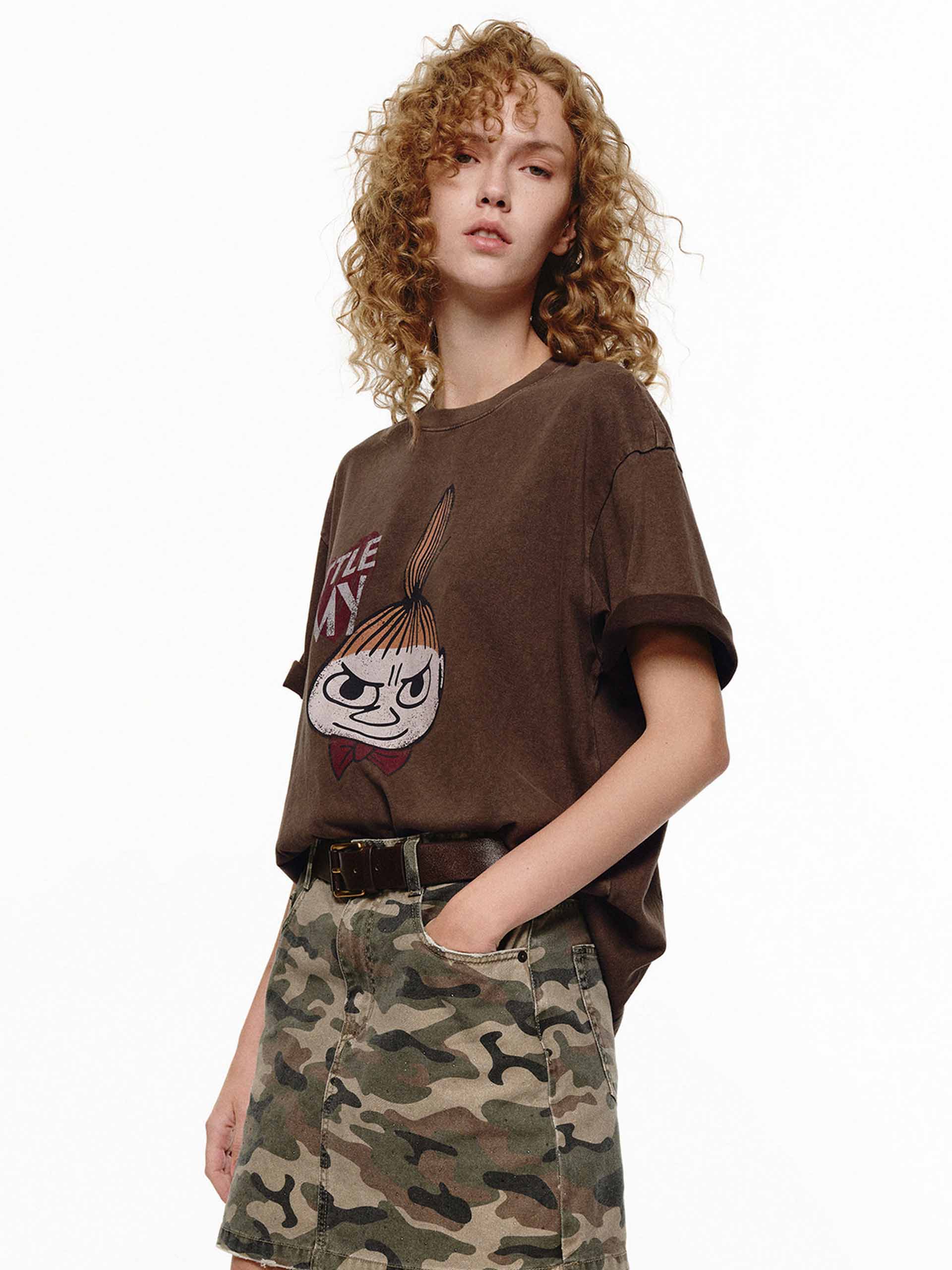 Distressed Graphic Cotton T-shirt - Image 6