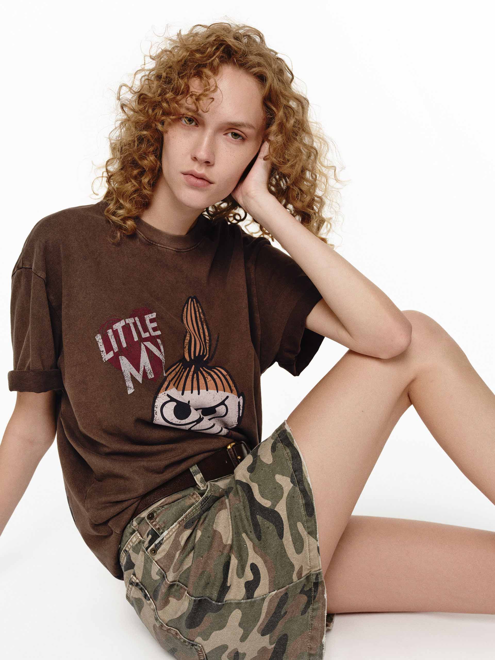 Distressed Graphic Cotton T-shirt - Image 7