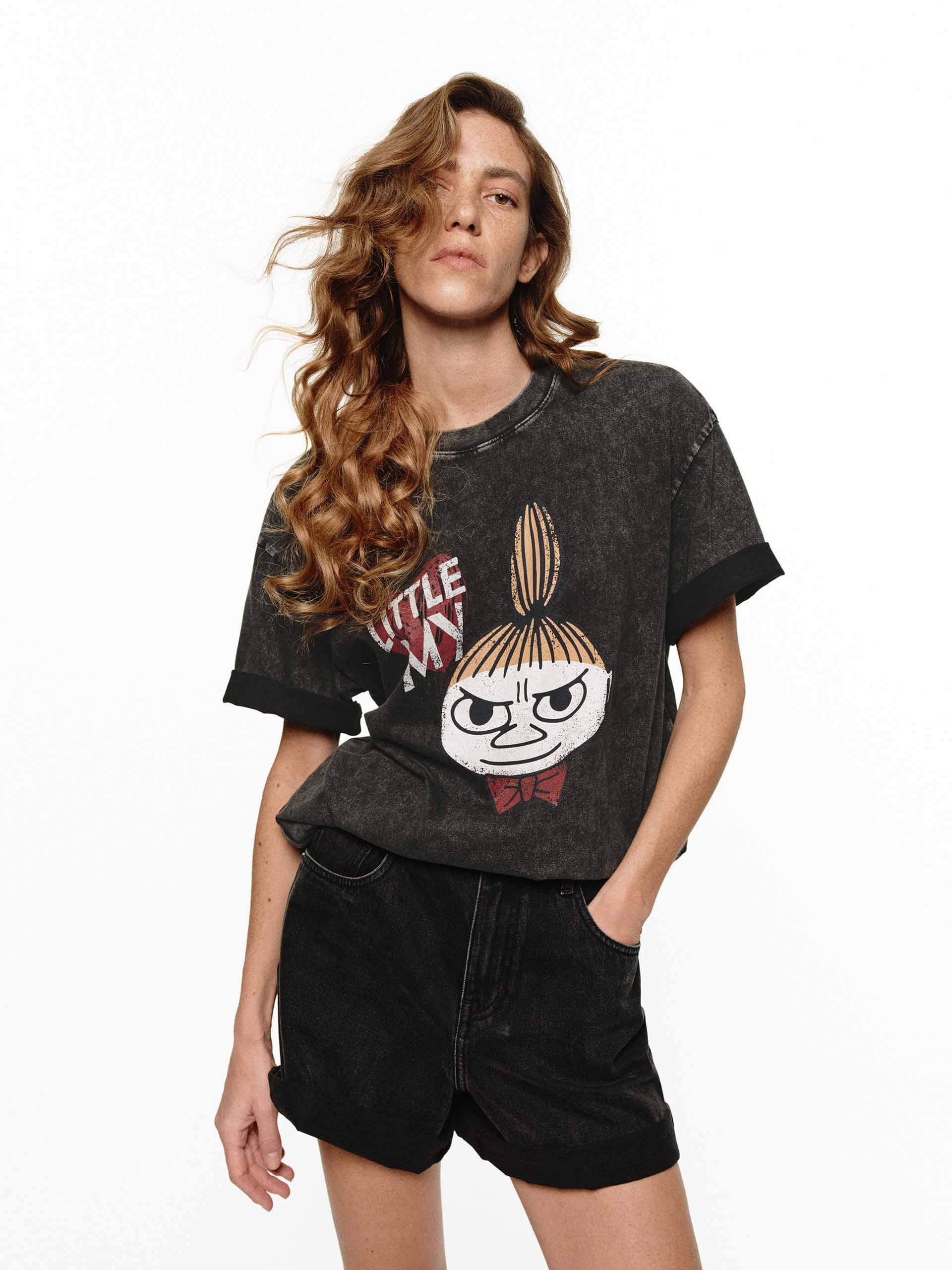 Distressed Graphic Cotton T-shirt - Image 9