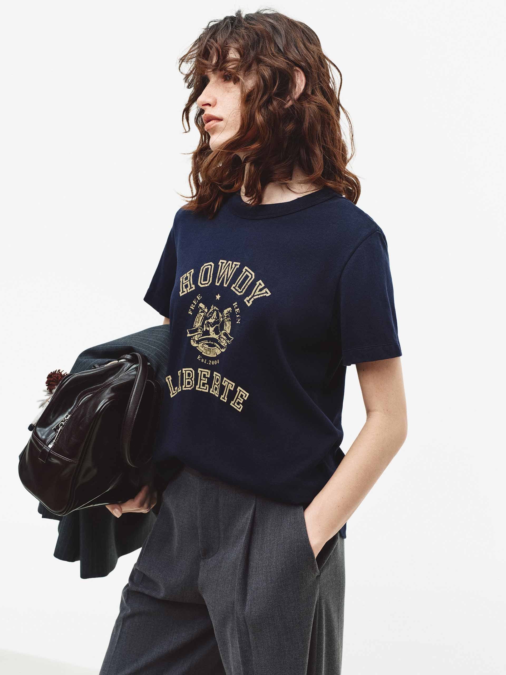 Distressed Cotton Crewneck T-Shirt - Image 3