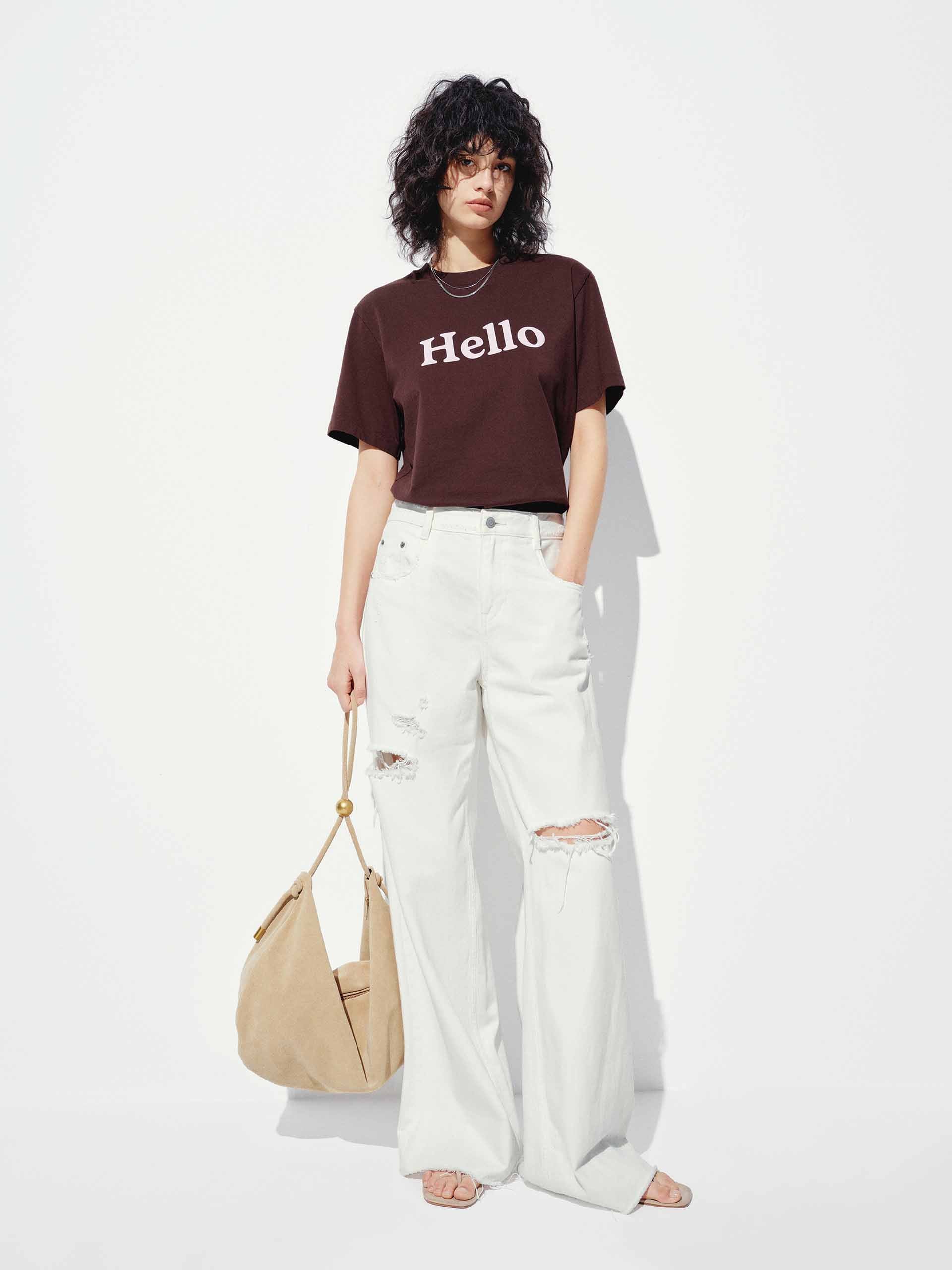 Distressed Raw Hem Jeans - Image 2