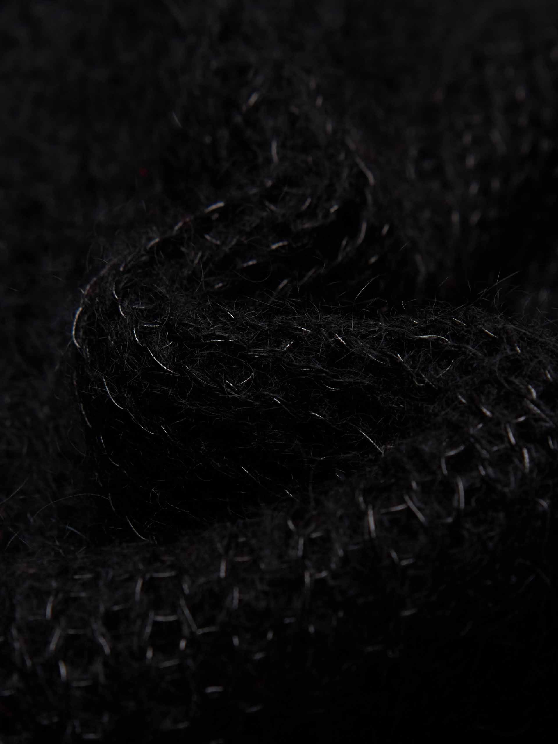 Distressed Sheer Knit Sweater - Image 4