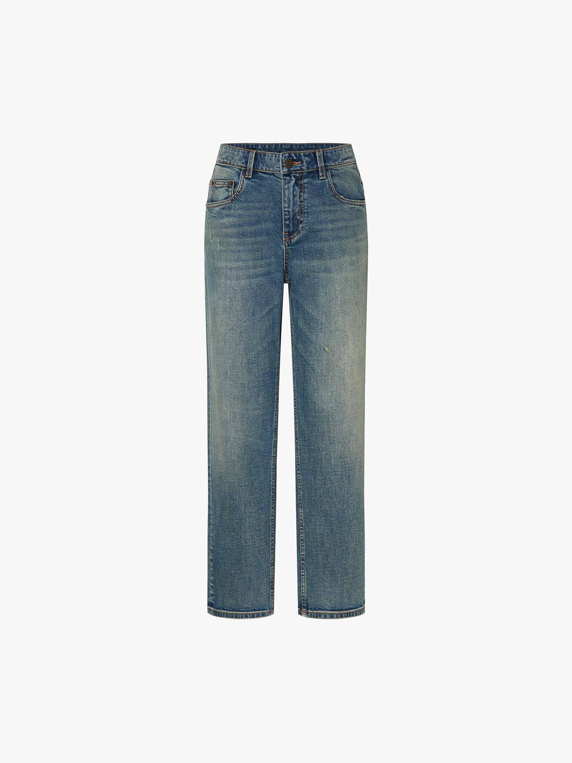 Distressed Tapered Jeans - Image 5
