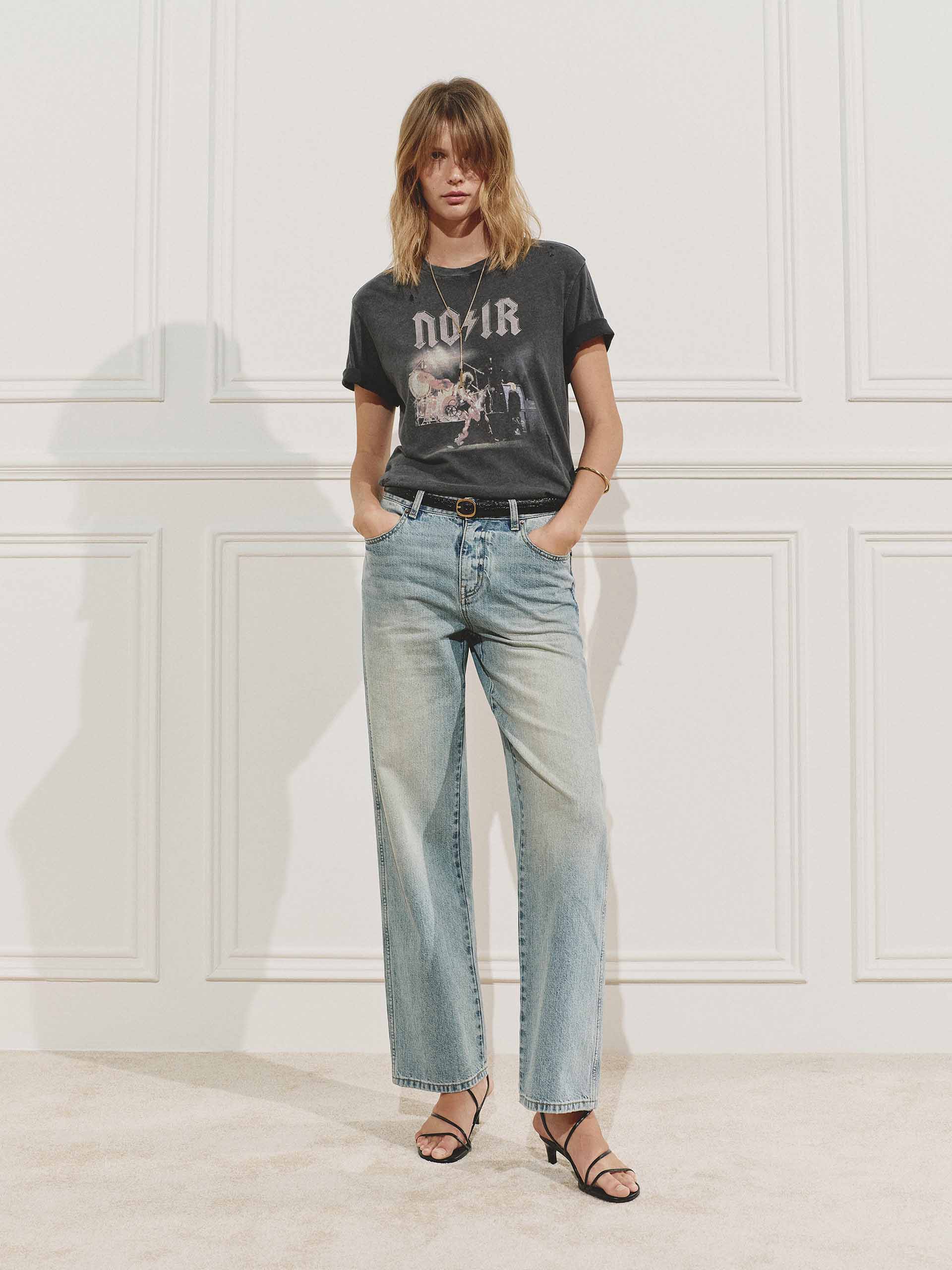 Distressed Vintage Cotton T-shirt - Image 2