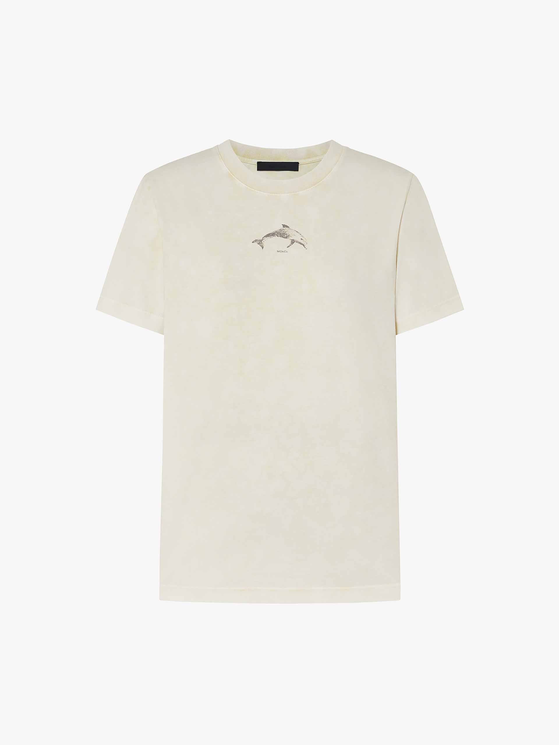Dolphin Print Crewneck T-shirt - Image 6