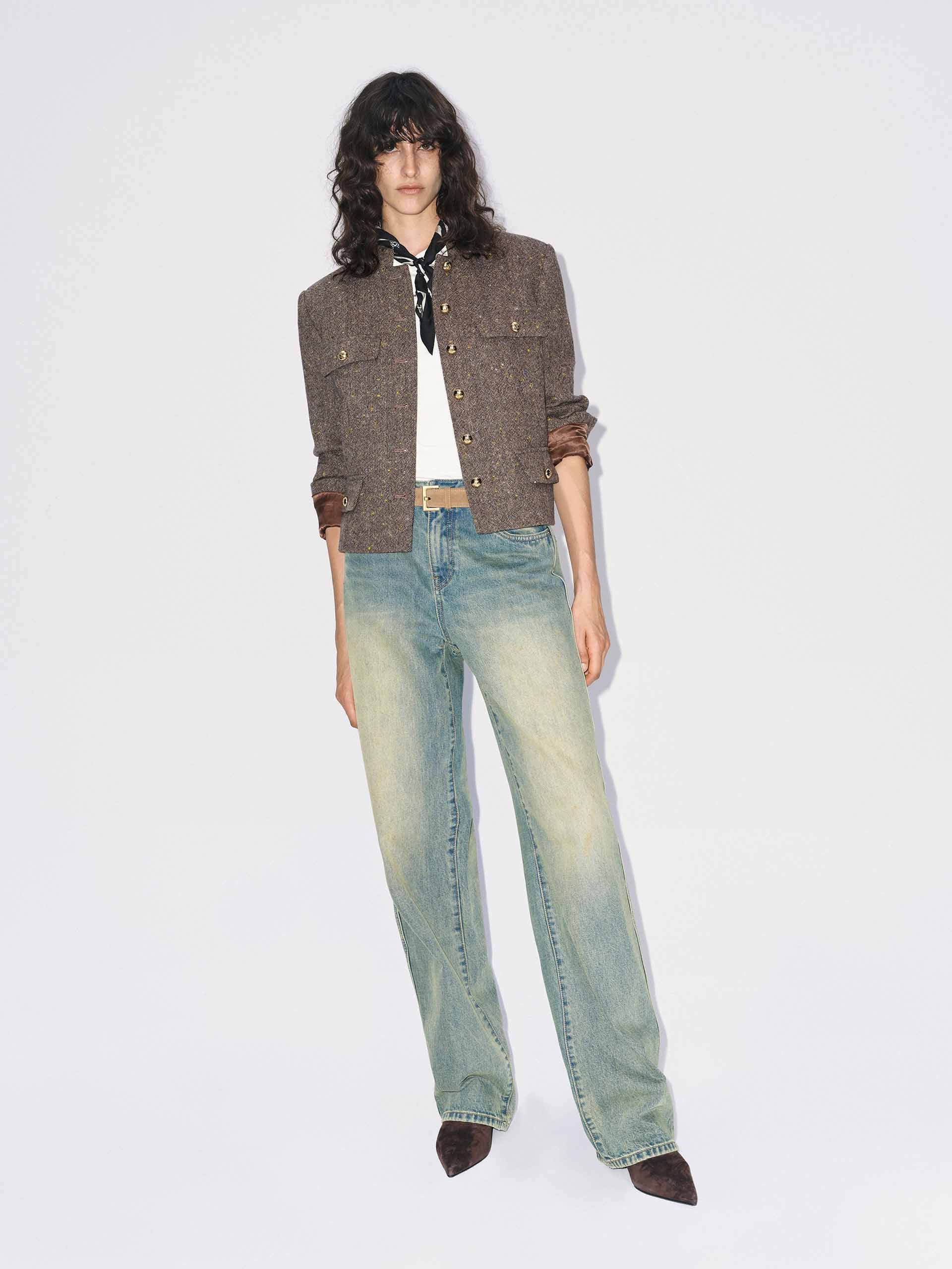Donegal Tweed Button Jacket - Image 2