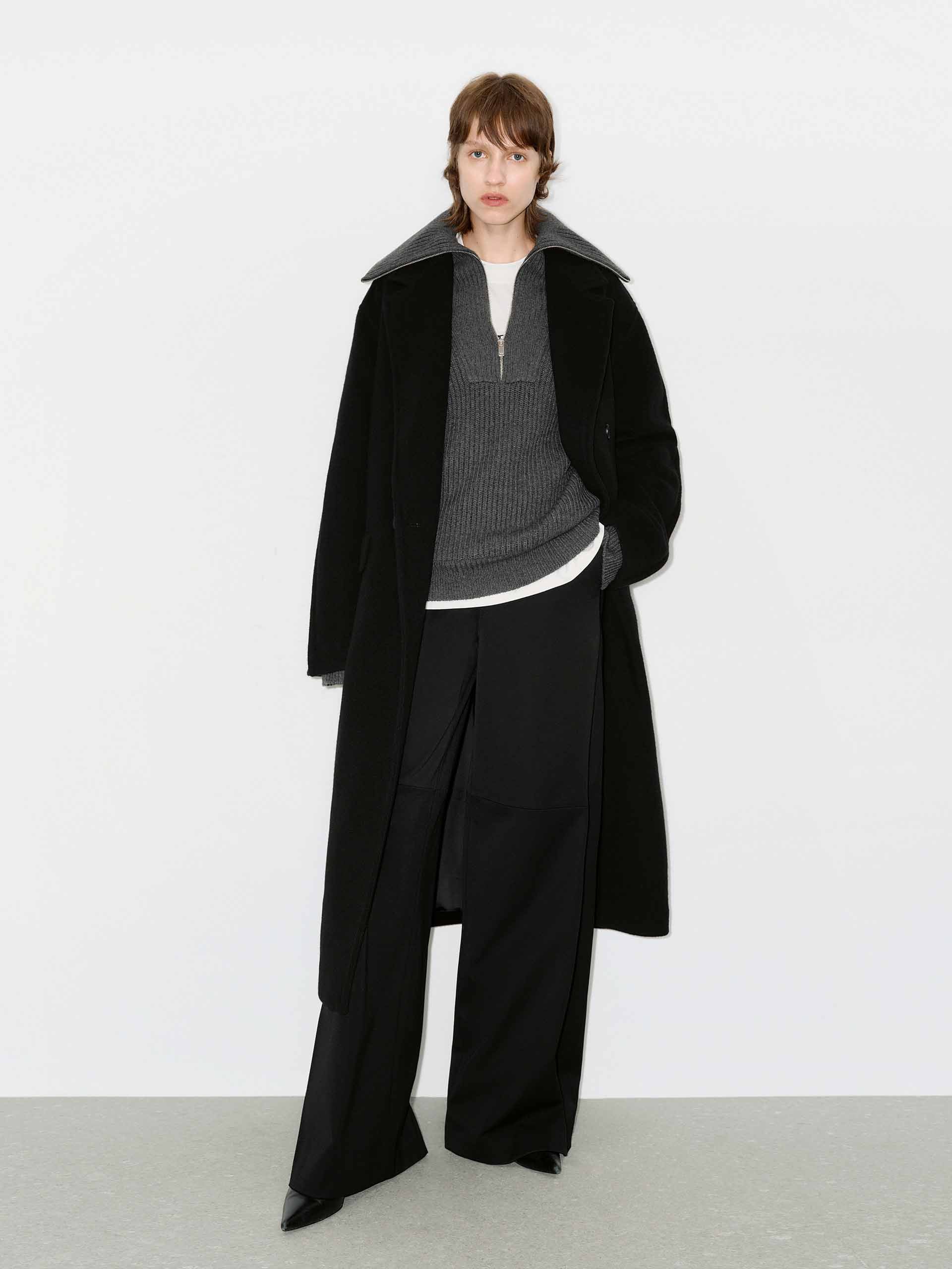 Double Breasted Belted Coat - Image 9