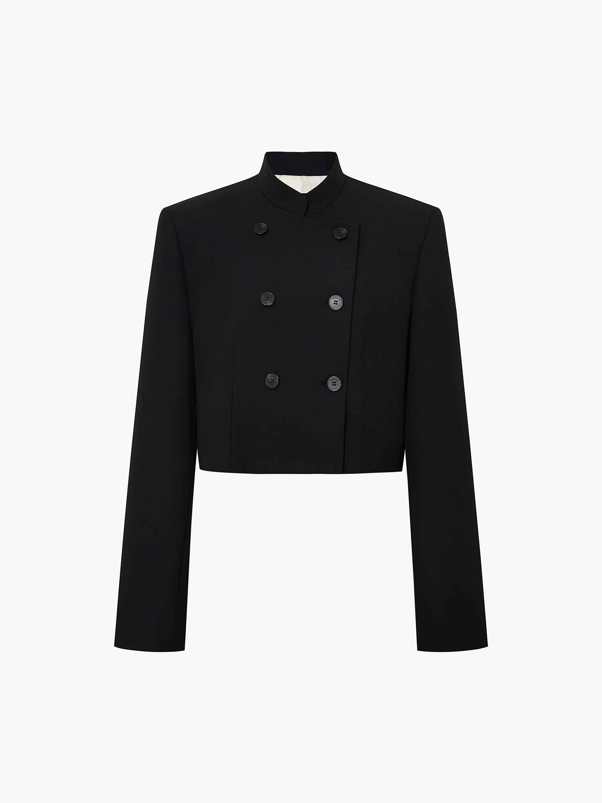 Double Breasted Crop Jacket - Image 5