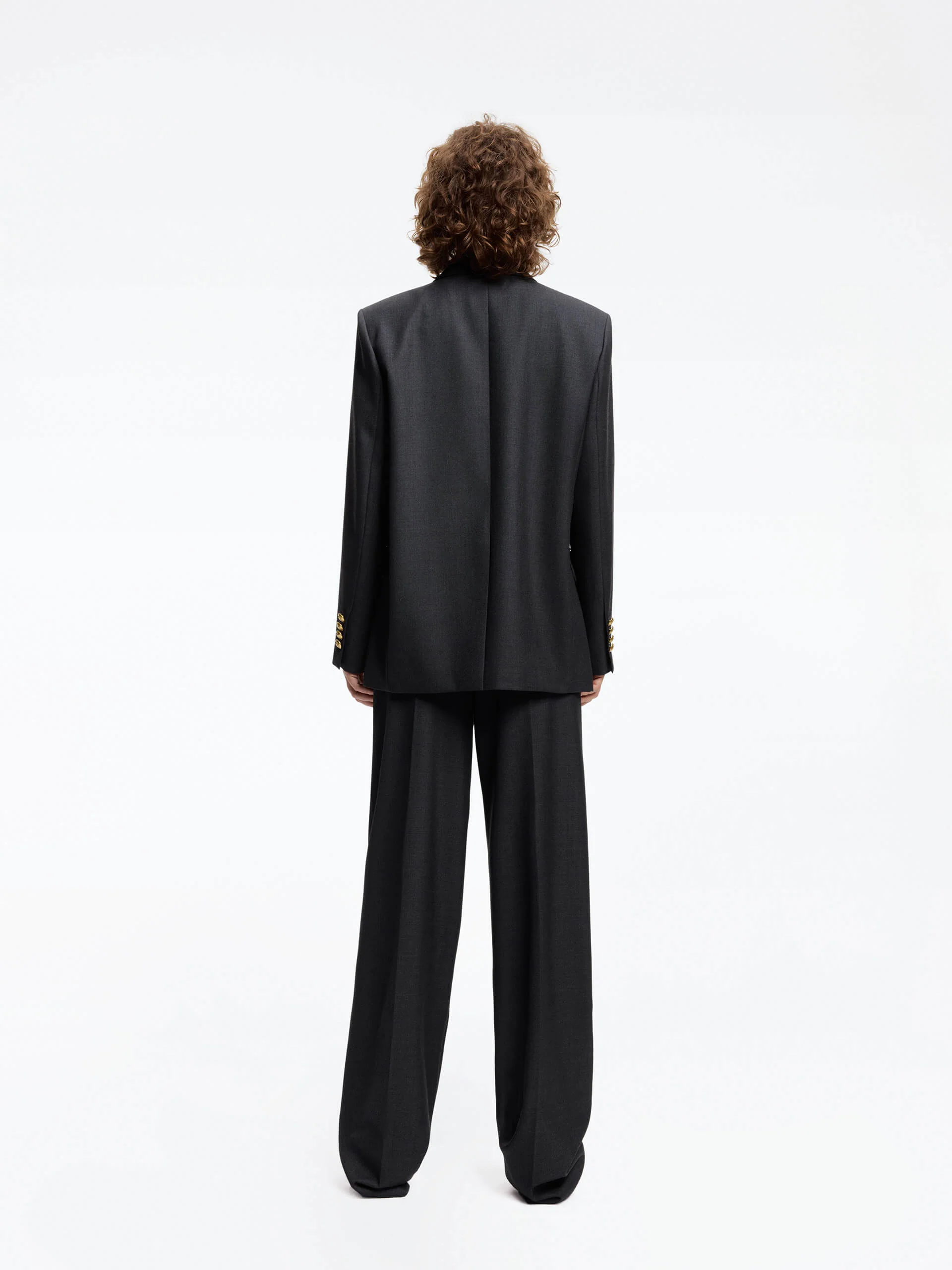 Double Breasted Tailored Blazer - Image 7