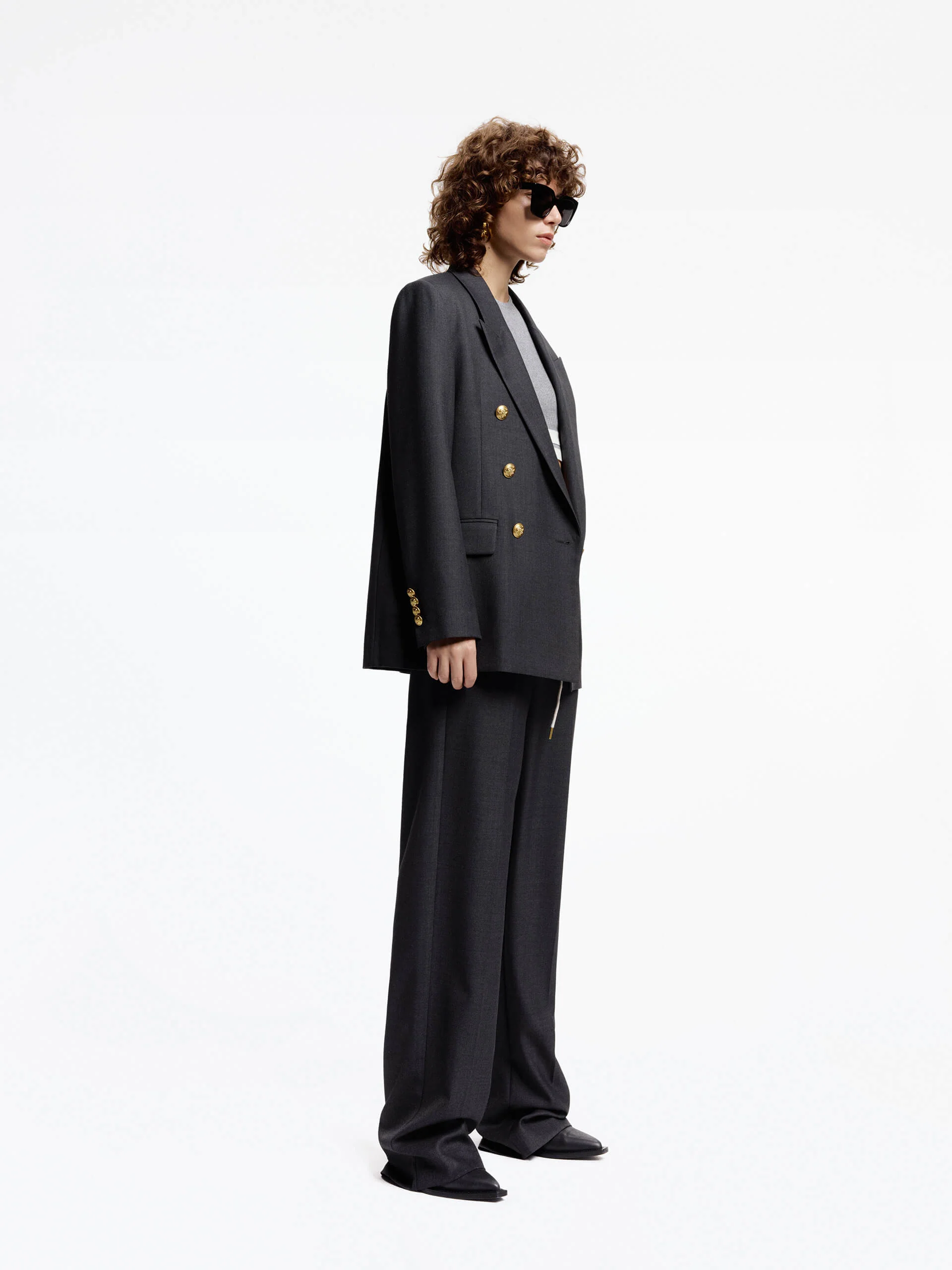 Double Breasted Tailored Blazer - Image 8