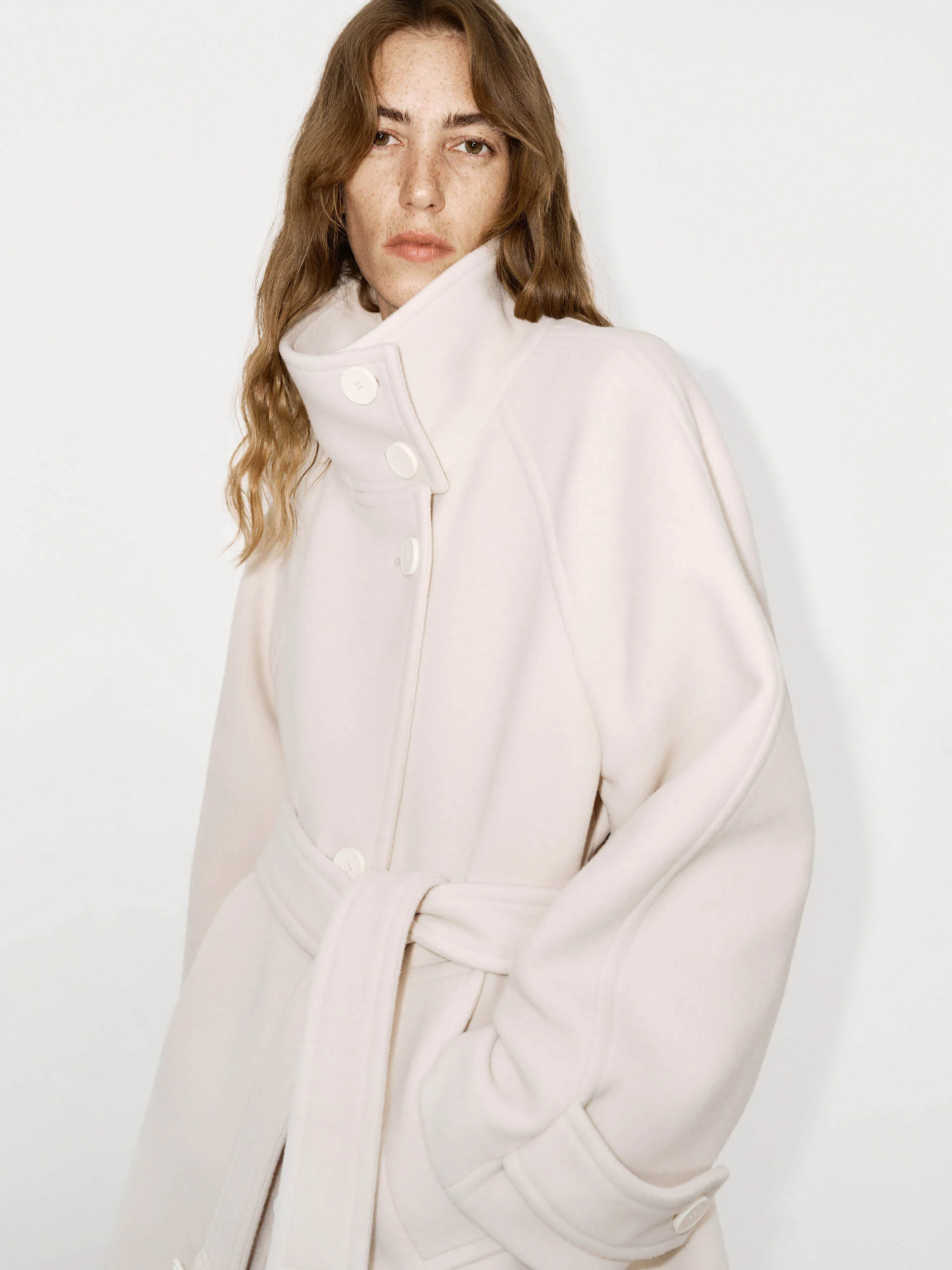 Double Faced Midi Coat - Image 2