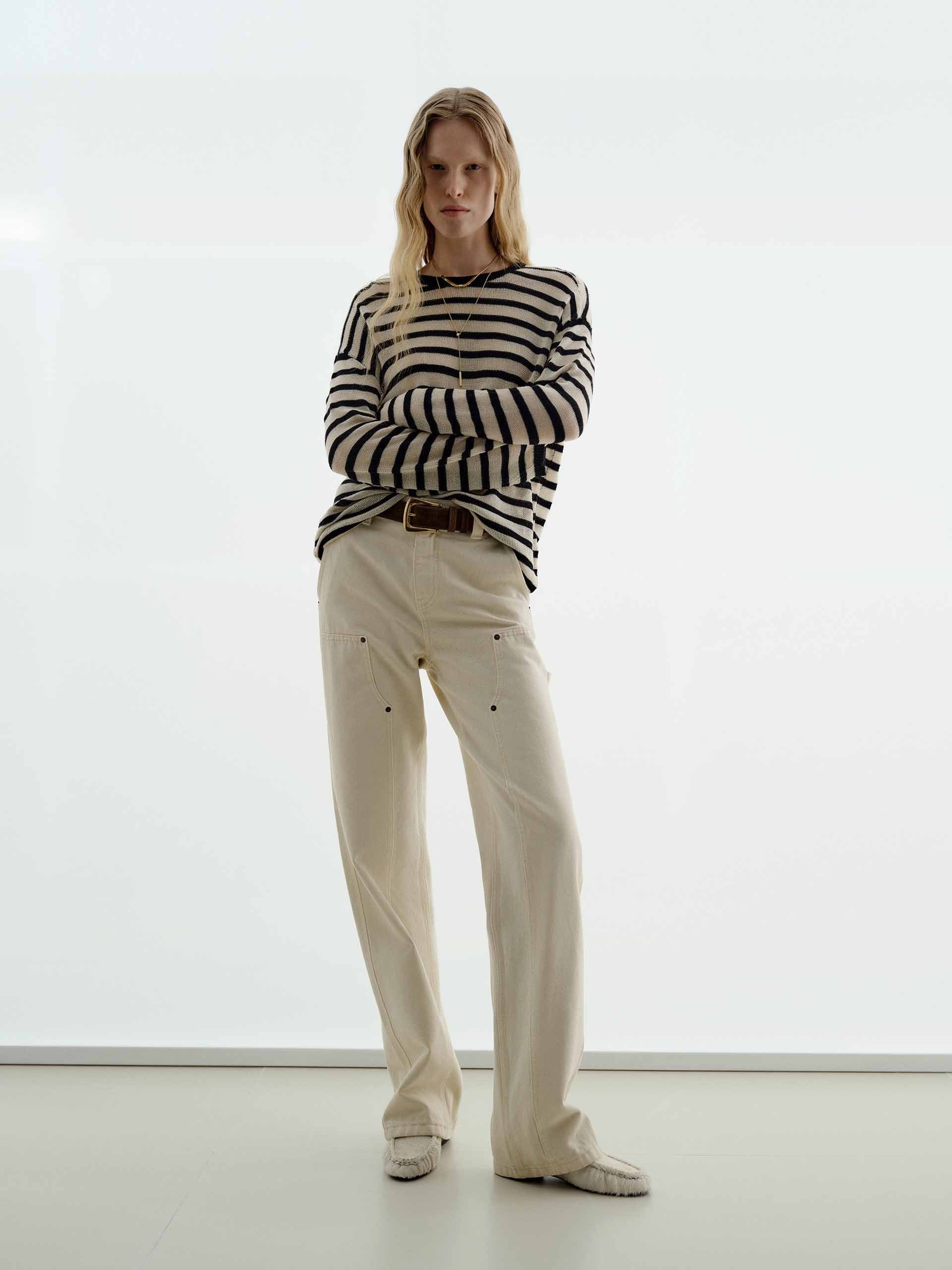 Double Knee Cotton Jeans - Image 2