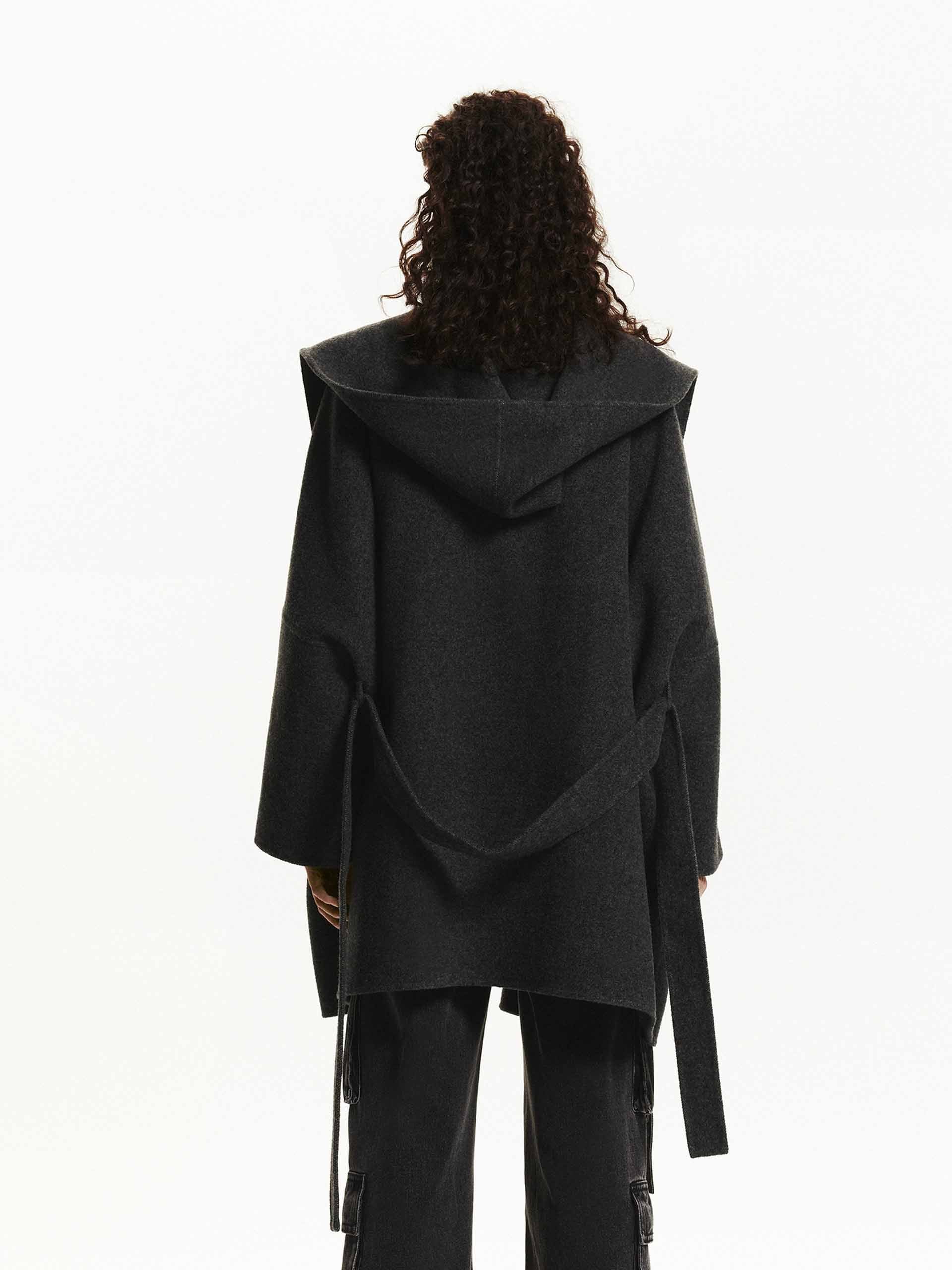 Double Sided Hooded Coat - Image 8