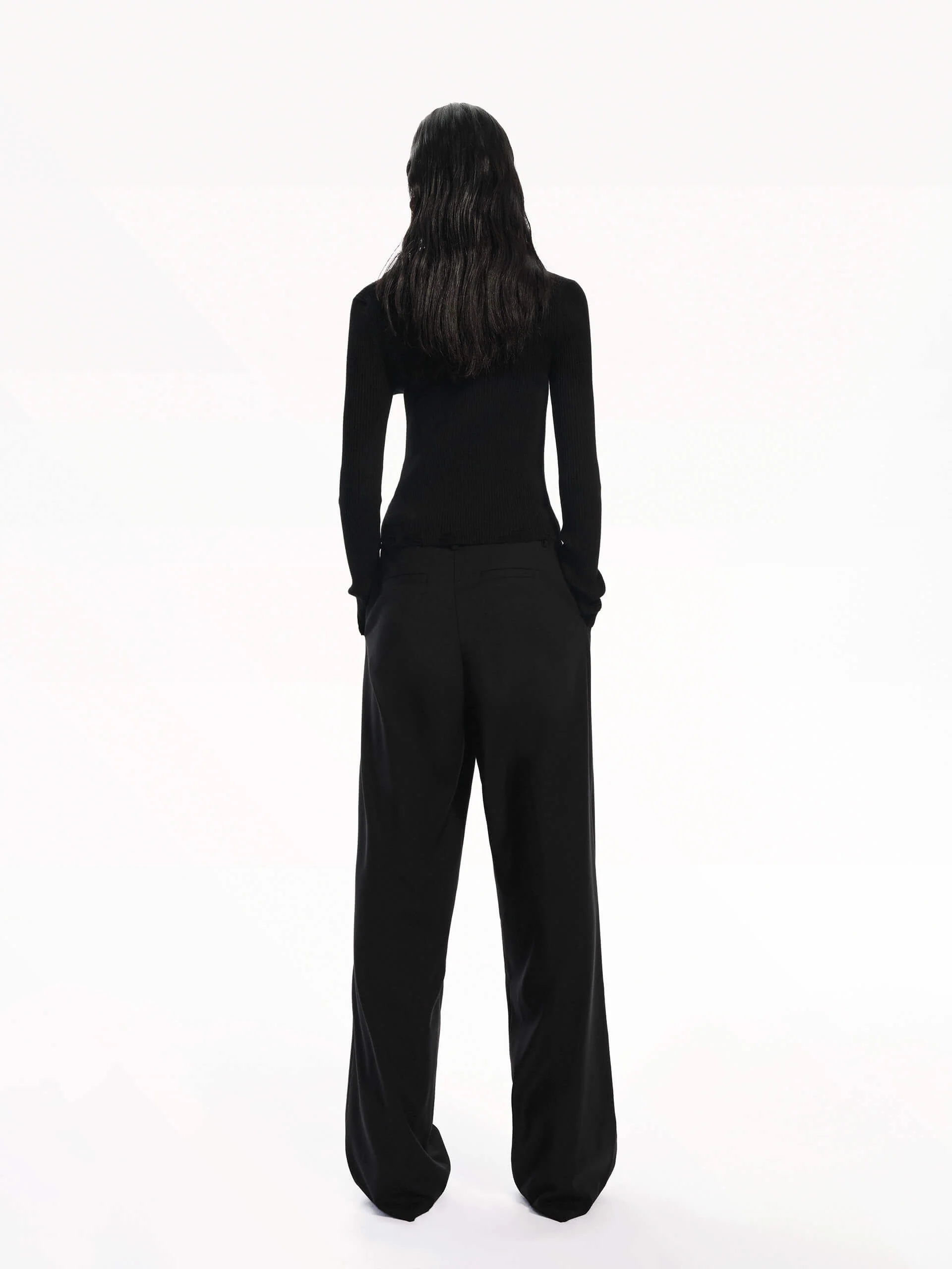 Double Waist Wool Pants - Image 7