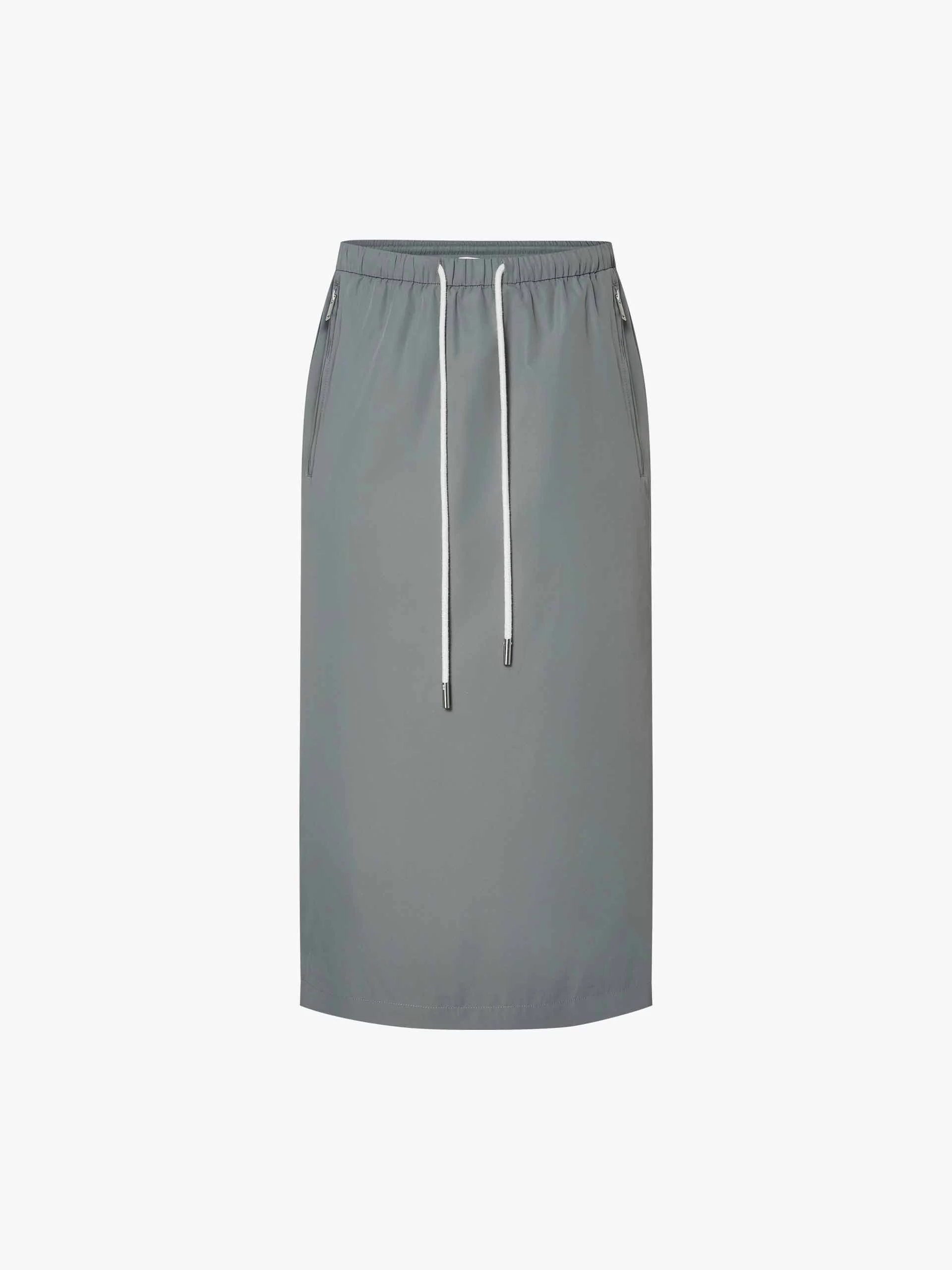 Drawstring Adjustable Midi Skirt - Image 5