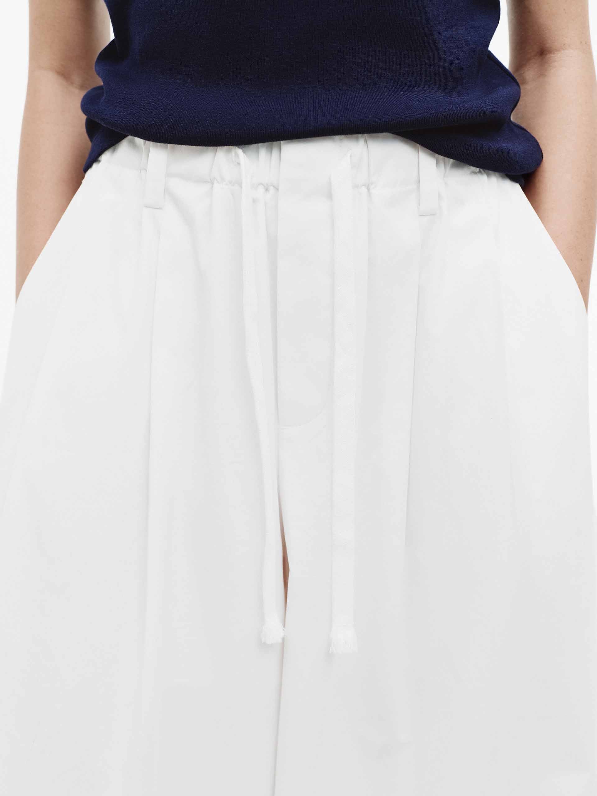 Drawstring Adjustable Pleated Pants - Image 8