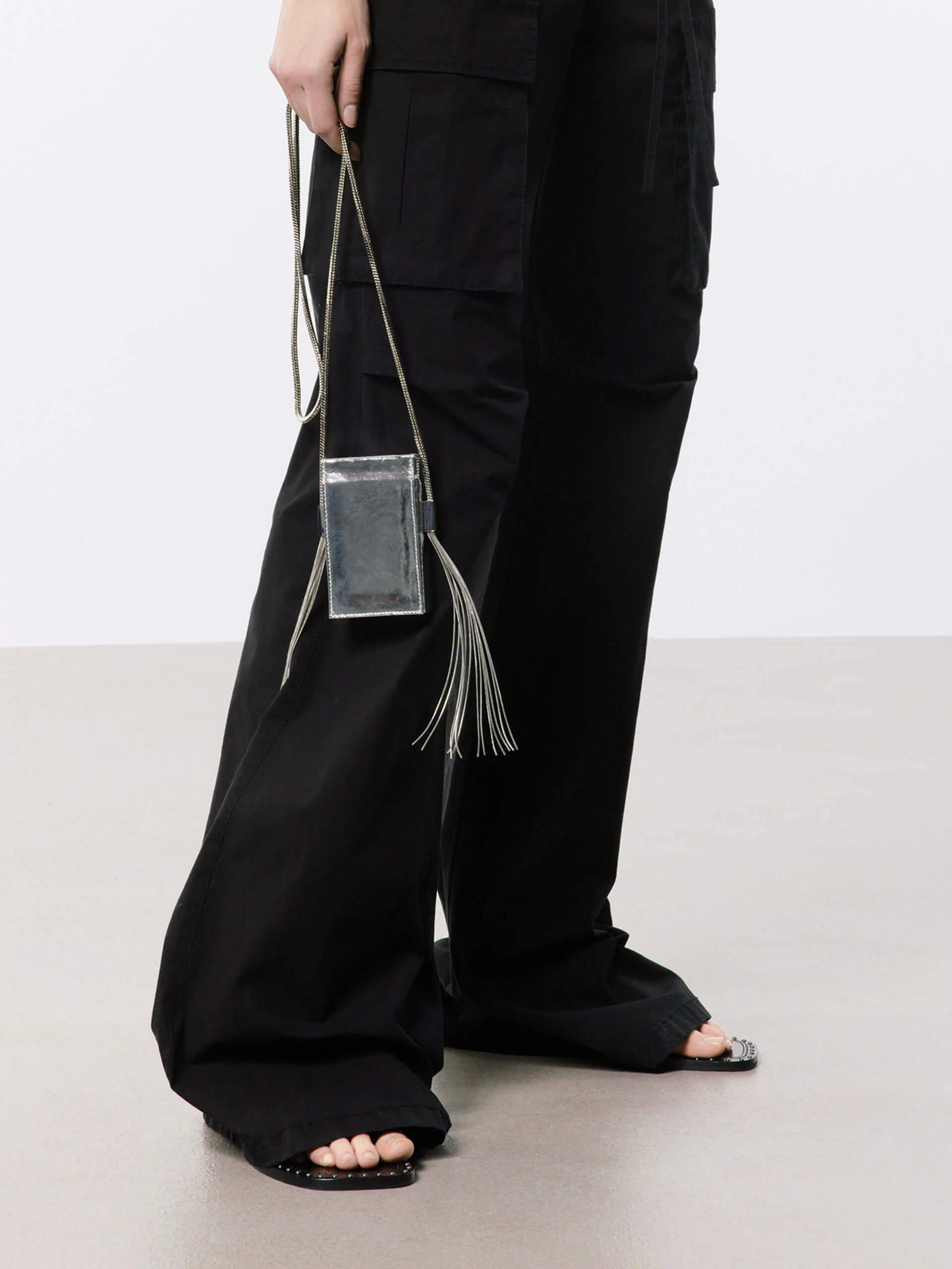 Drawstring Cargo Style Pants - Image 7