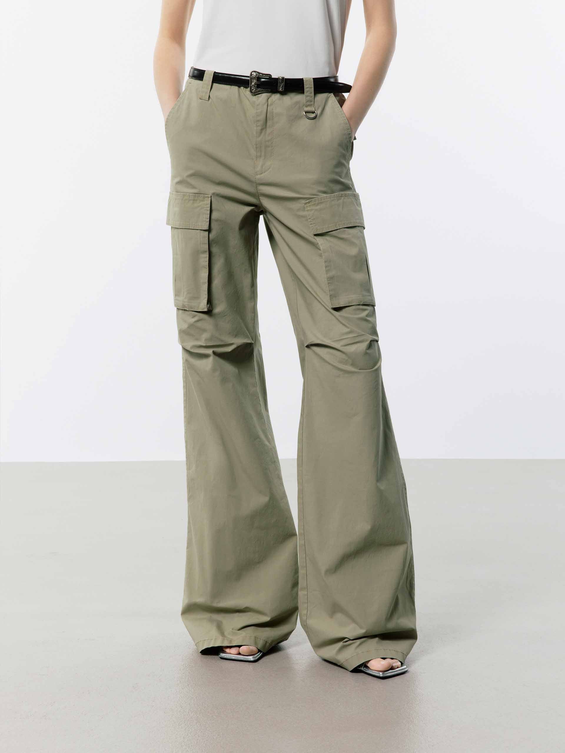 Drawstring Cargo Style Pants - Image 9