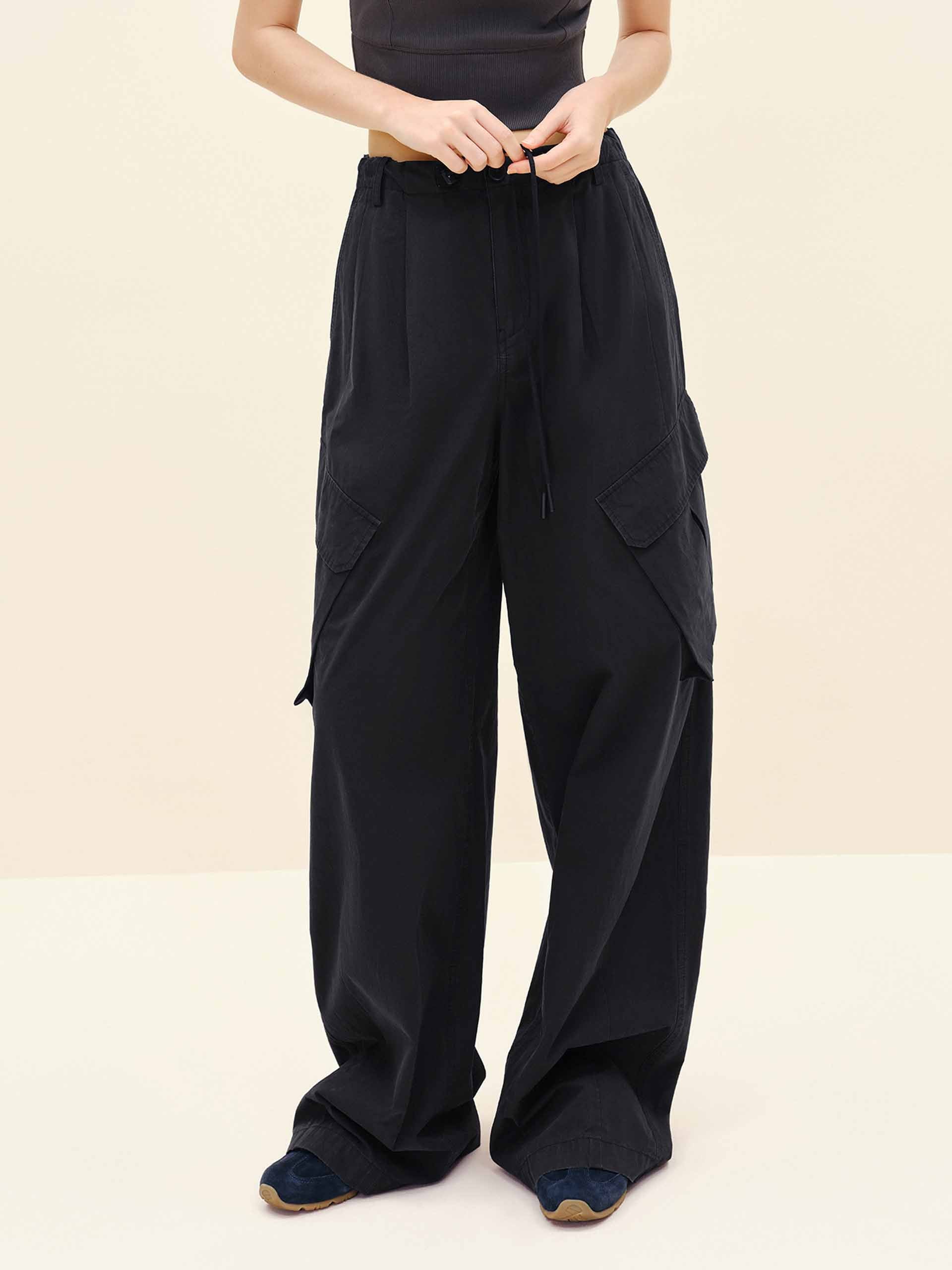 Drawstring Cargo Trousers - Image 11
