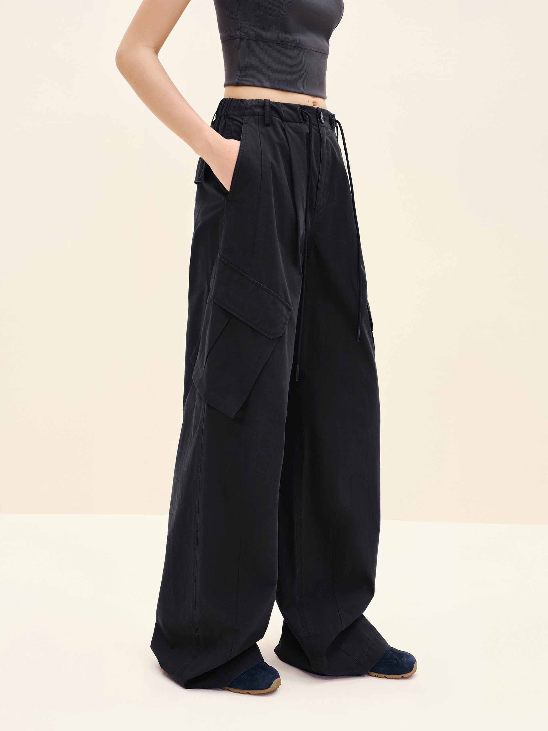Drawstring Cargo Trousers - Image 14