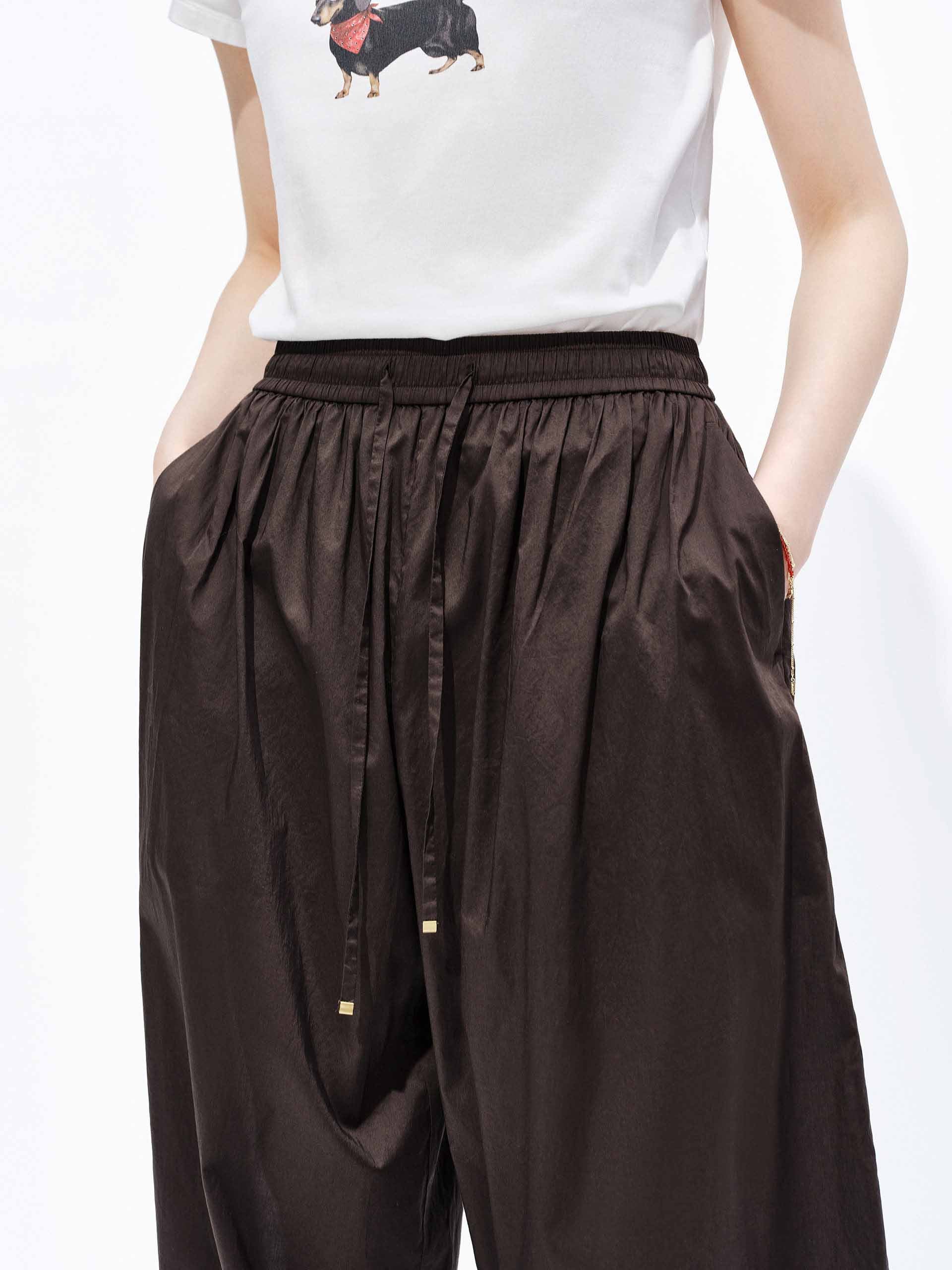 Drawstring Cotton Balloon pants - Image 6