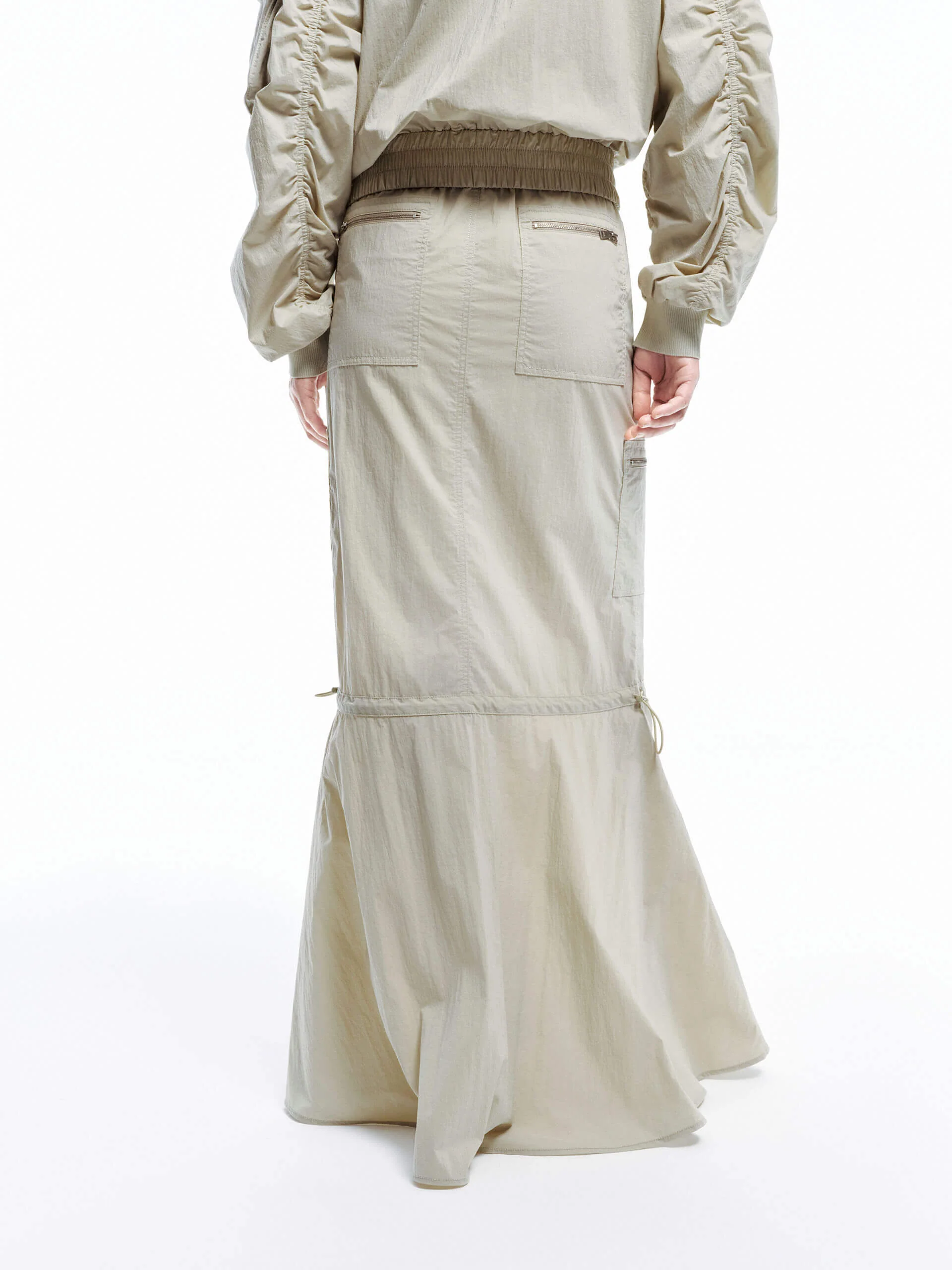 Drawstring Detail Maxi Skirt - Image 3