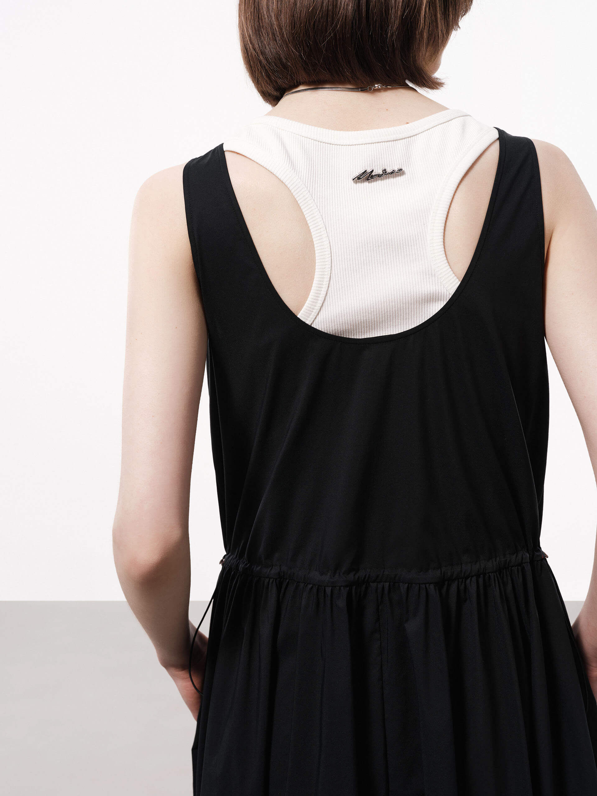 Drawstring Detail Tank Dress - Image 3
