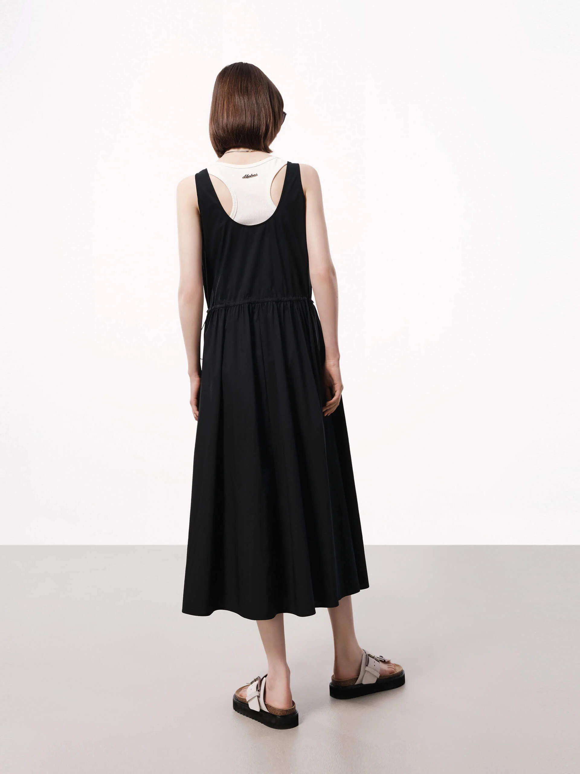Drawstring Detail Tank Dress - Image 7
