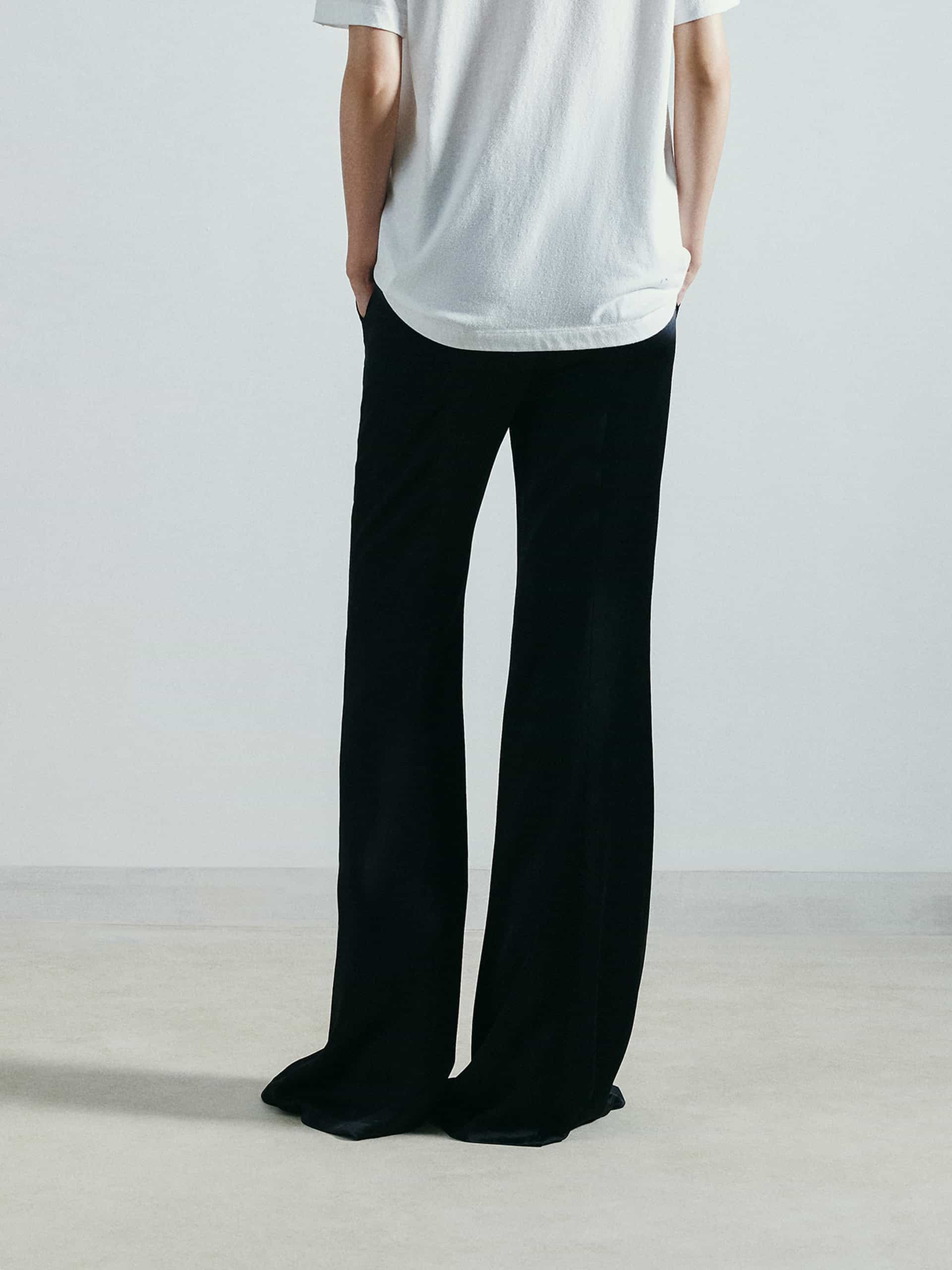 Drawstring Flare Pants - Image 3