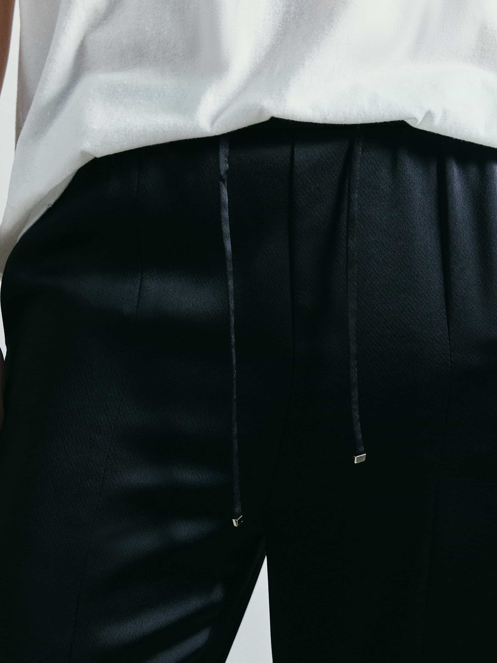 Drawstring Flare Pants - Image 7