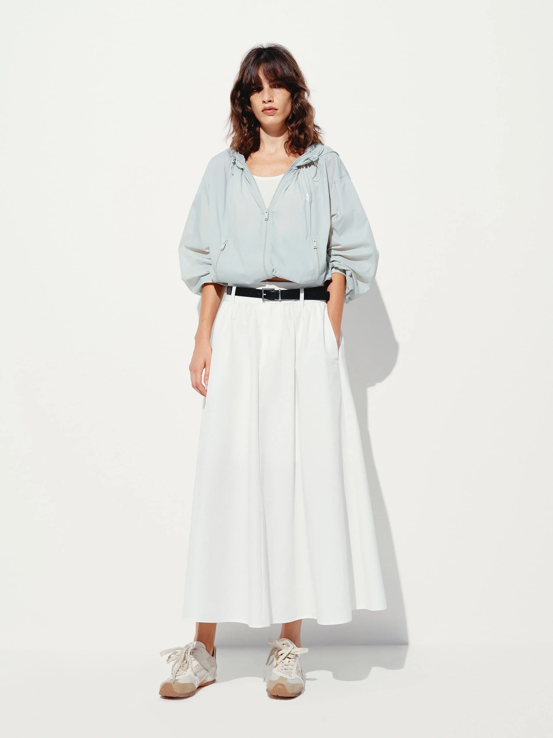 Drawstring Hooded Coat - Image 2