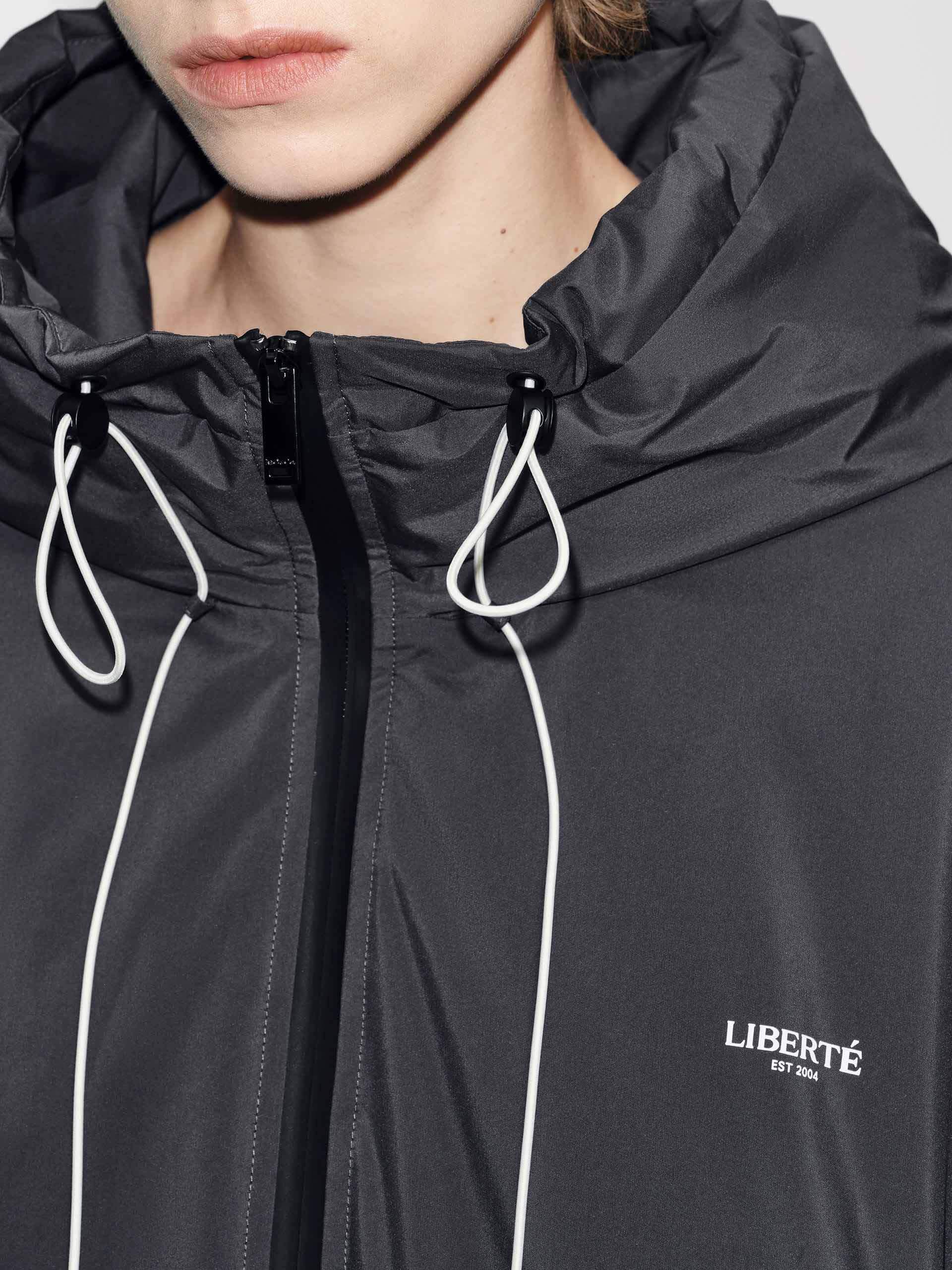 Drawstring Hooded Down Jacket - Image 16
