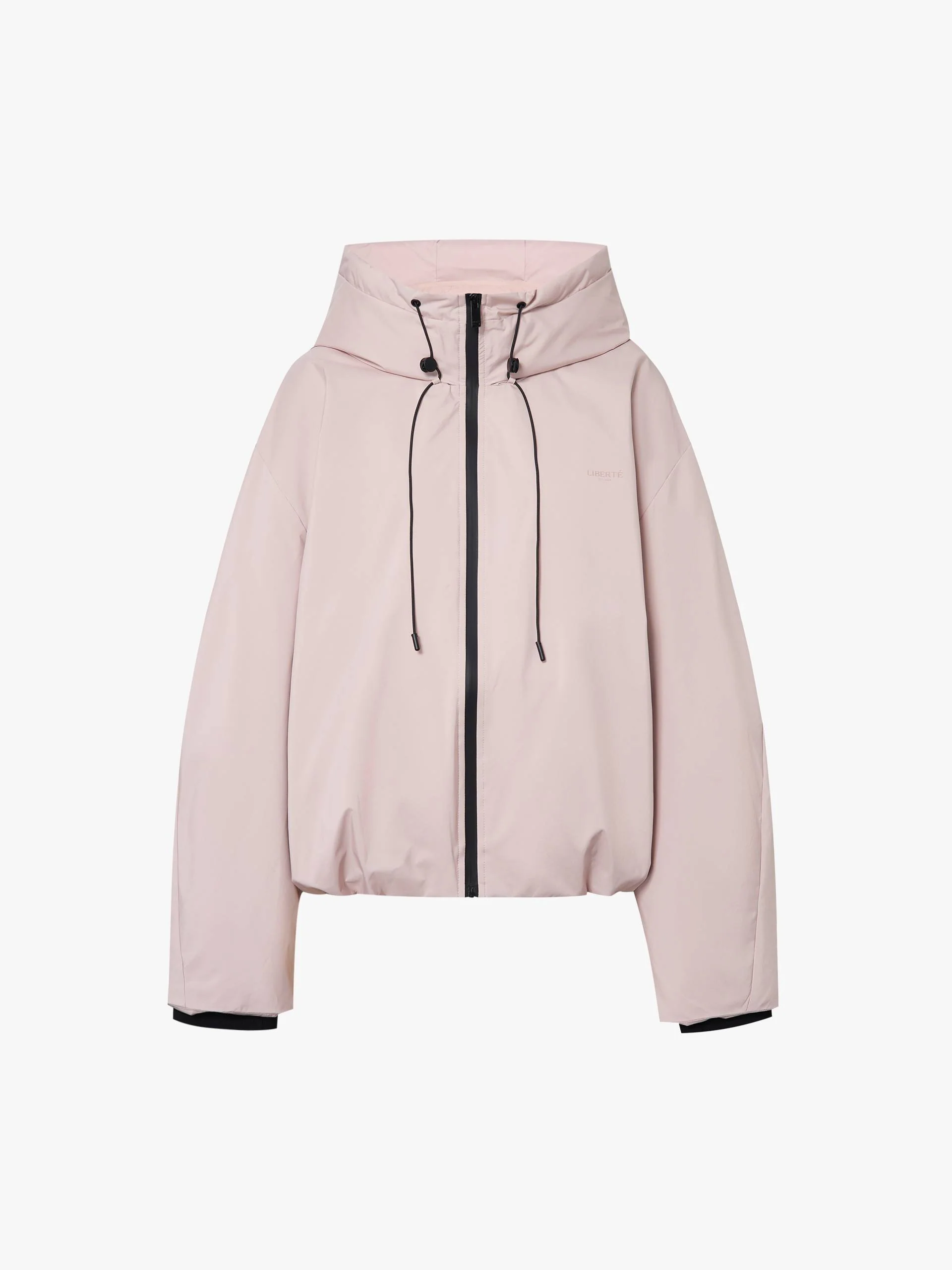 Drawstring Hooded Down Jacket - Image 5