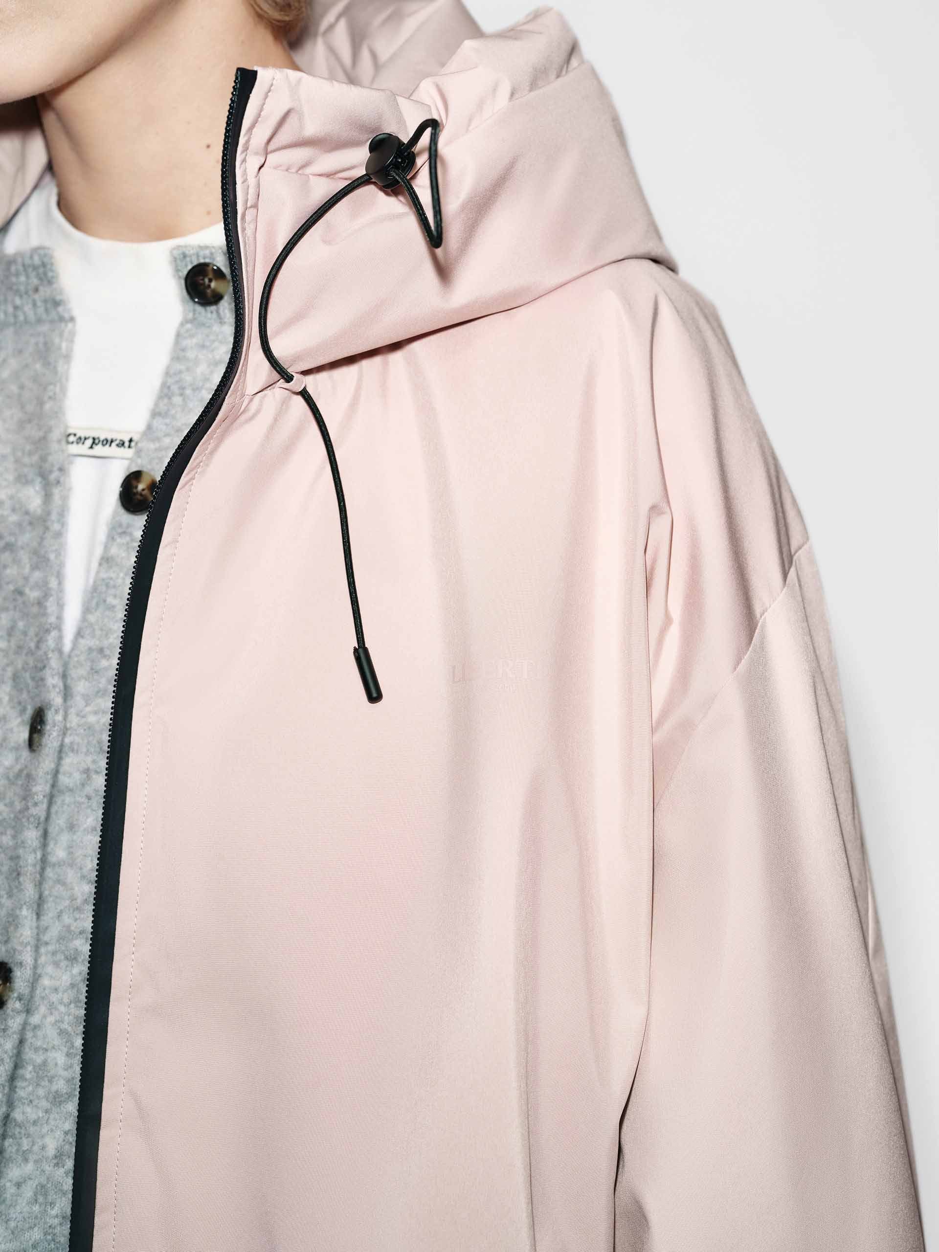 Drawstring Hooded Down Jacket - Image 8