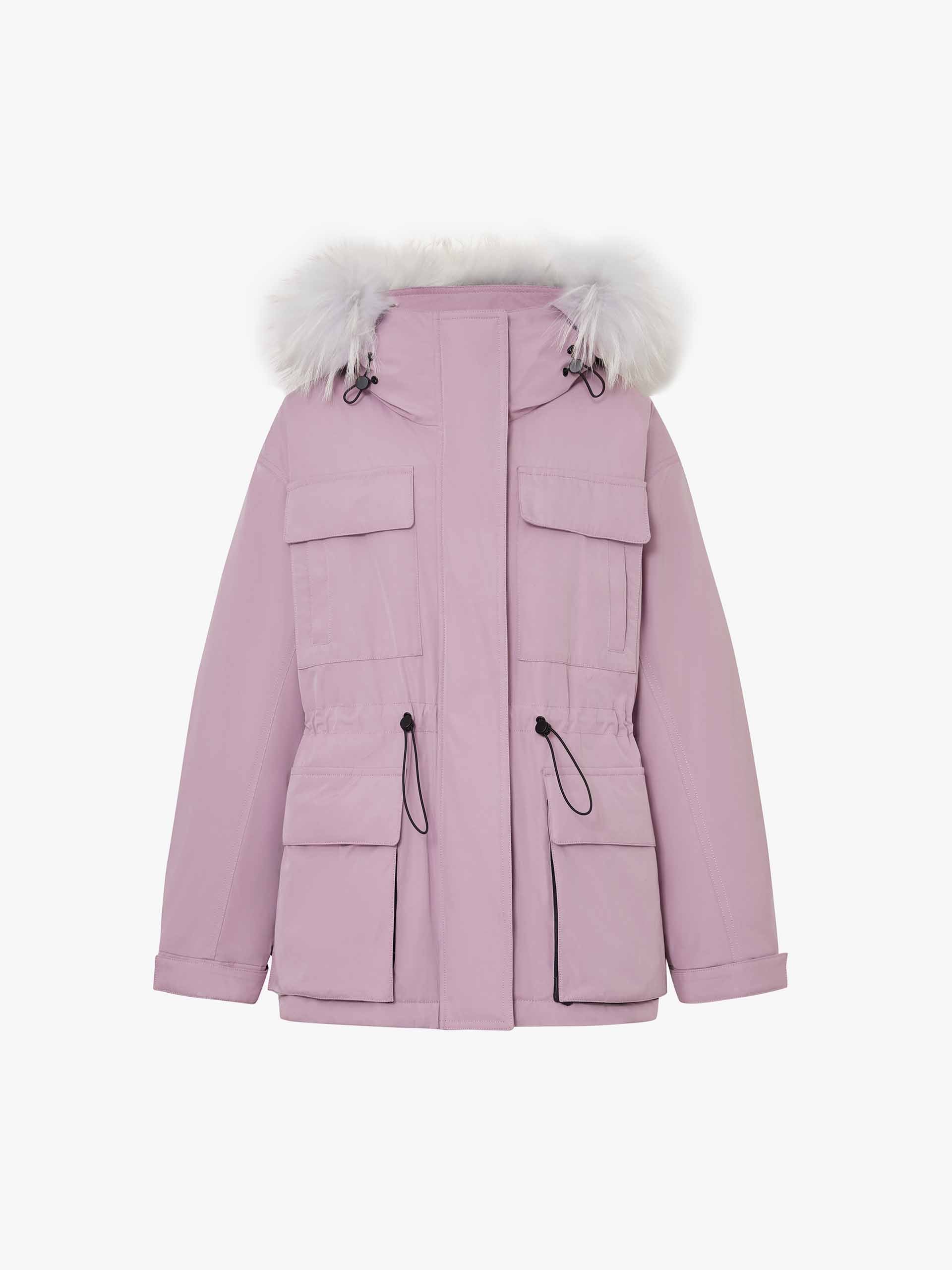 Drawstring Hooded Puffer Jacket - Image 5