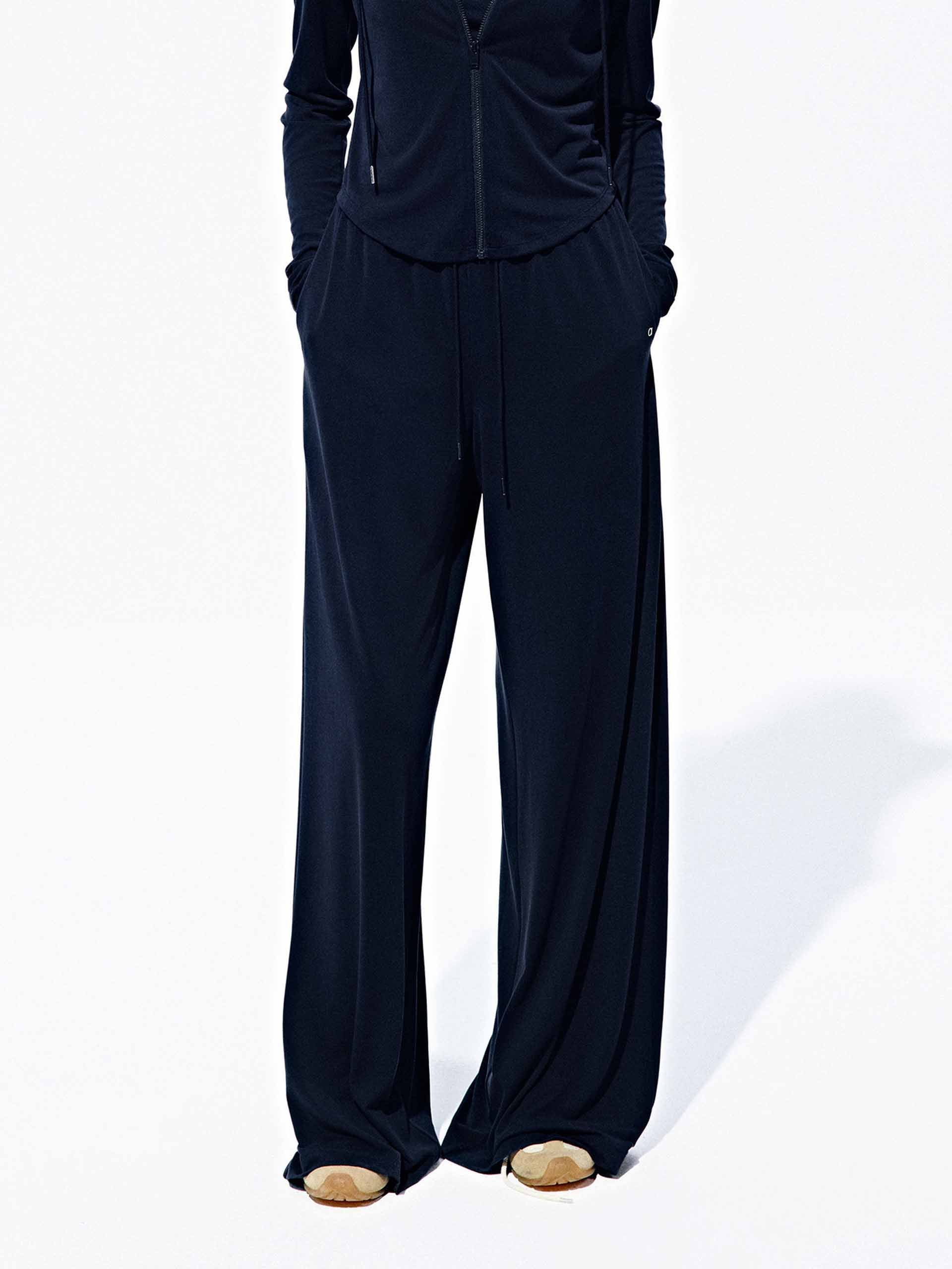 Drawstring Straight Leg Trousers - Image 8