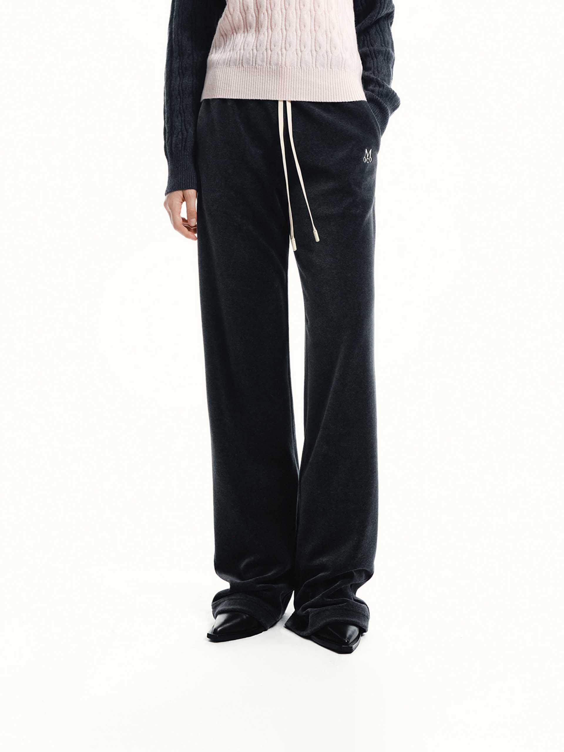 Drawstring Straight Leg Trousers - Image 13