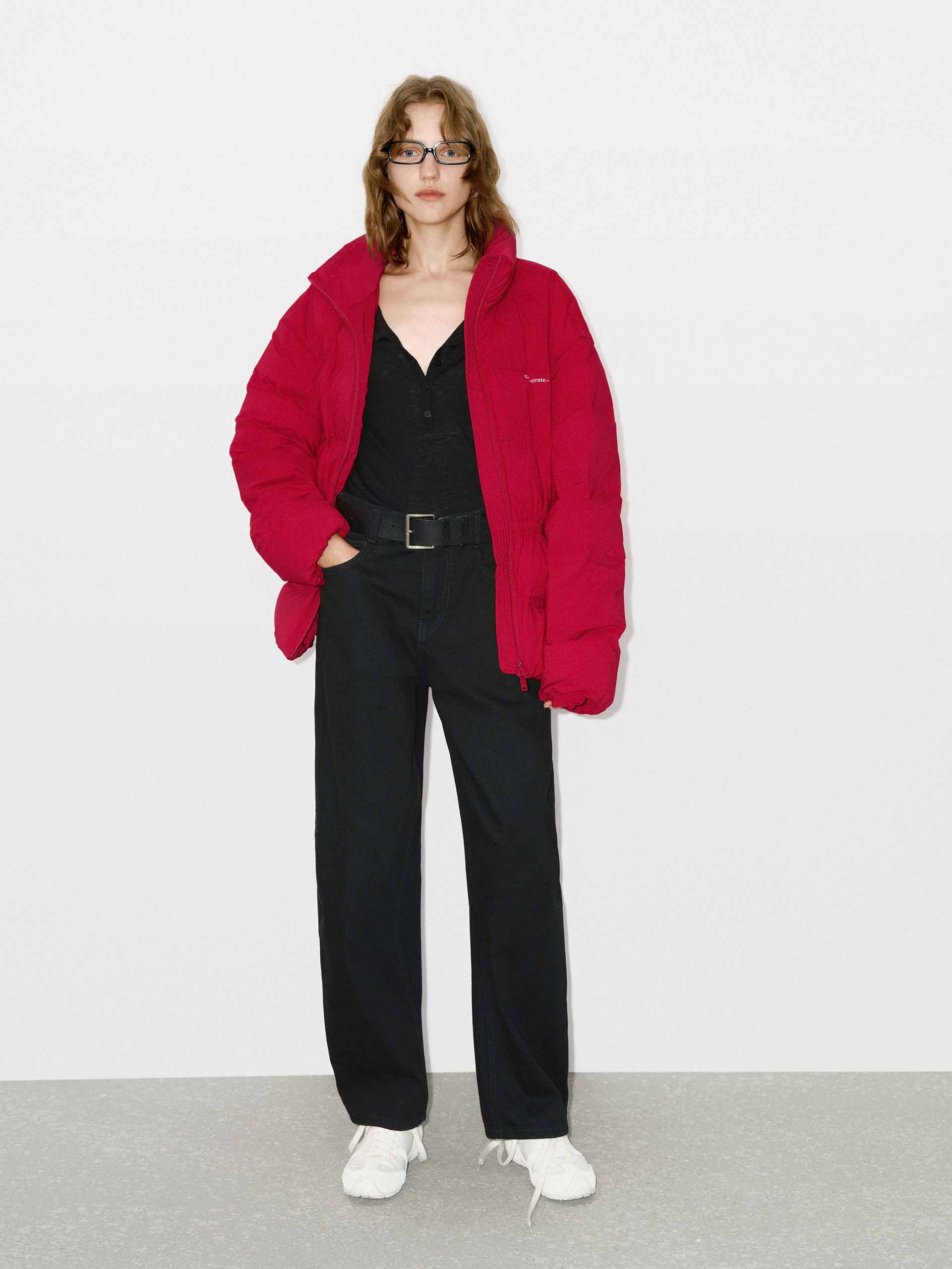 Drawstring Waist Down Jacket - Image 14