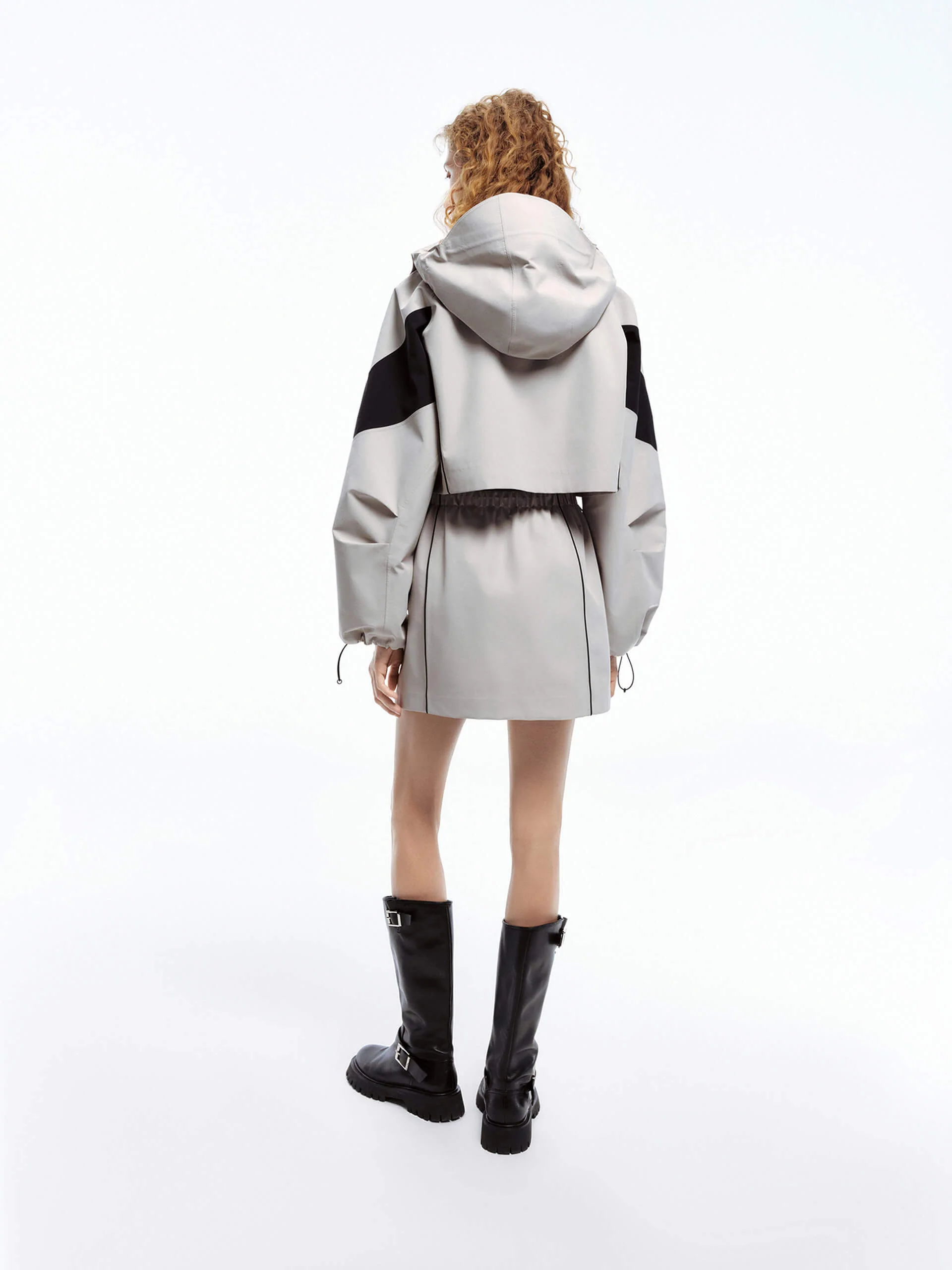 Drawstring Waist Mini Skirt - Image 14