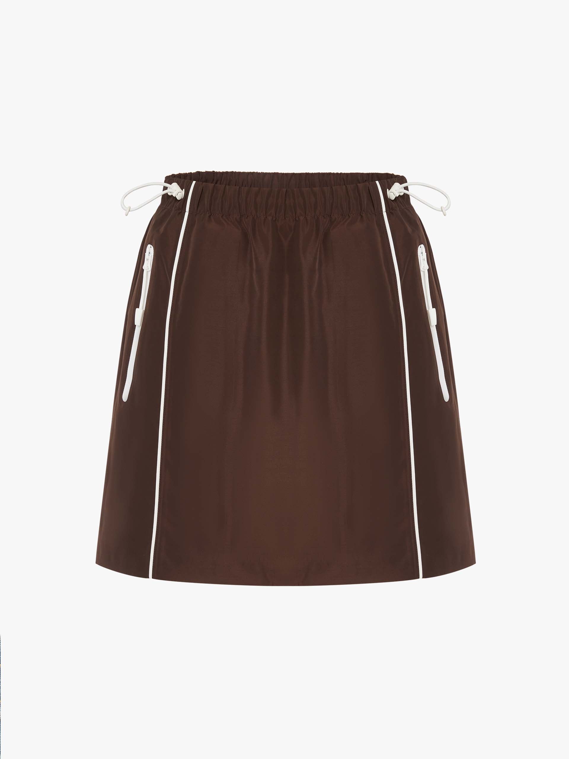Drawstring Waist Mini Skirt - Image 5