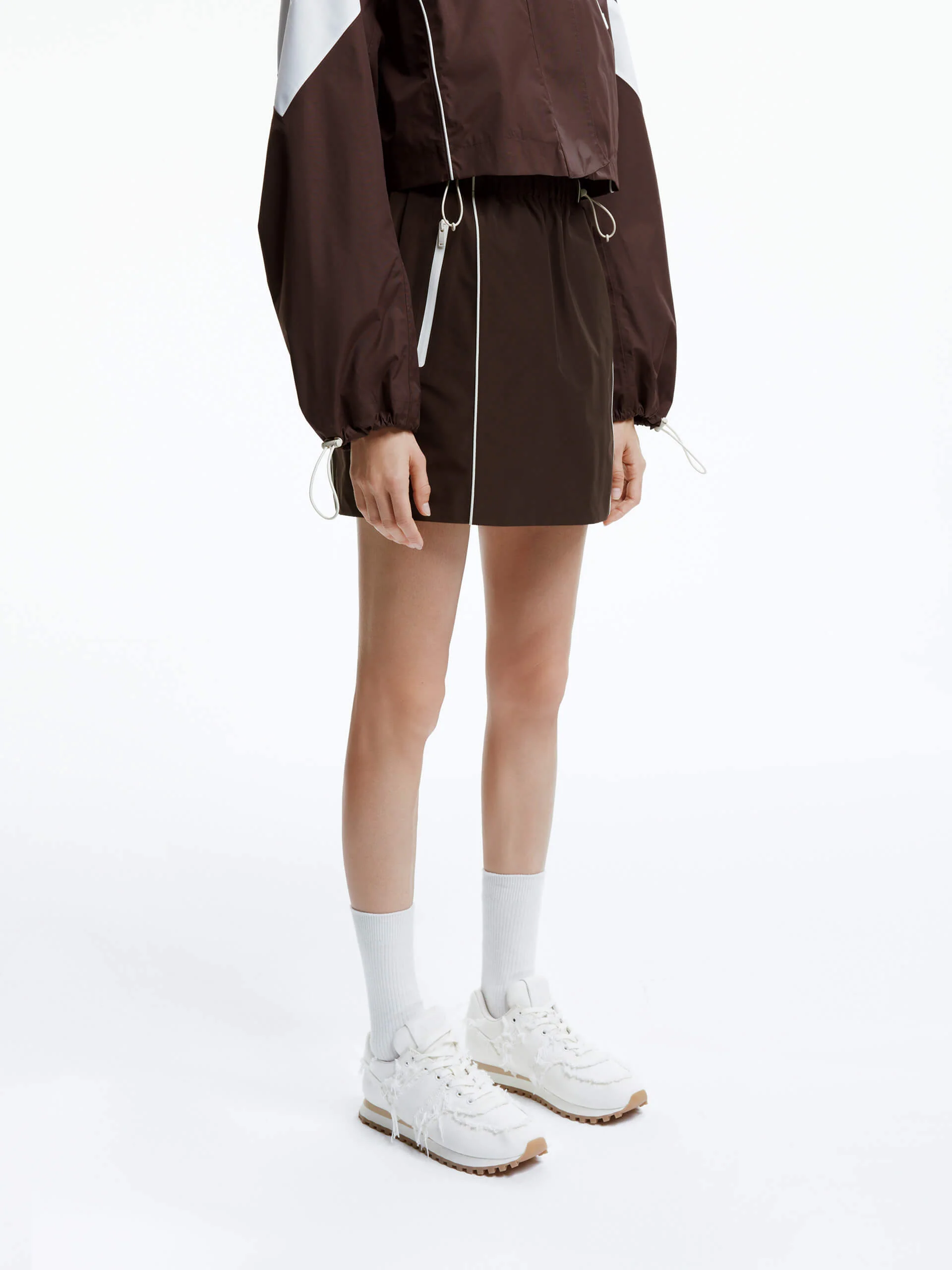 Drawstring Waist Mini Skirt - Image 7