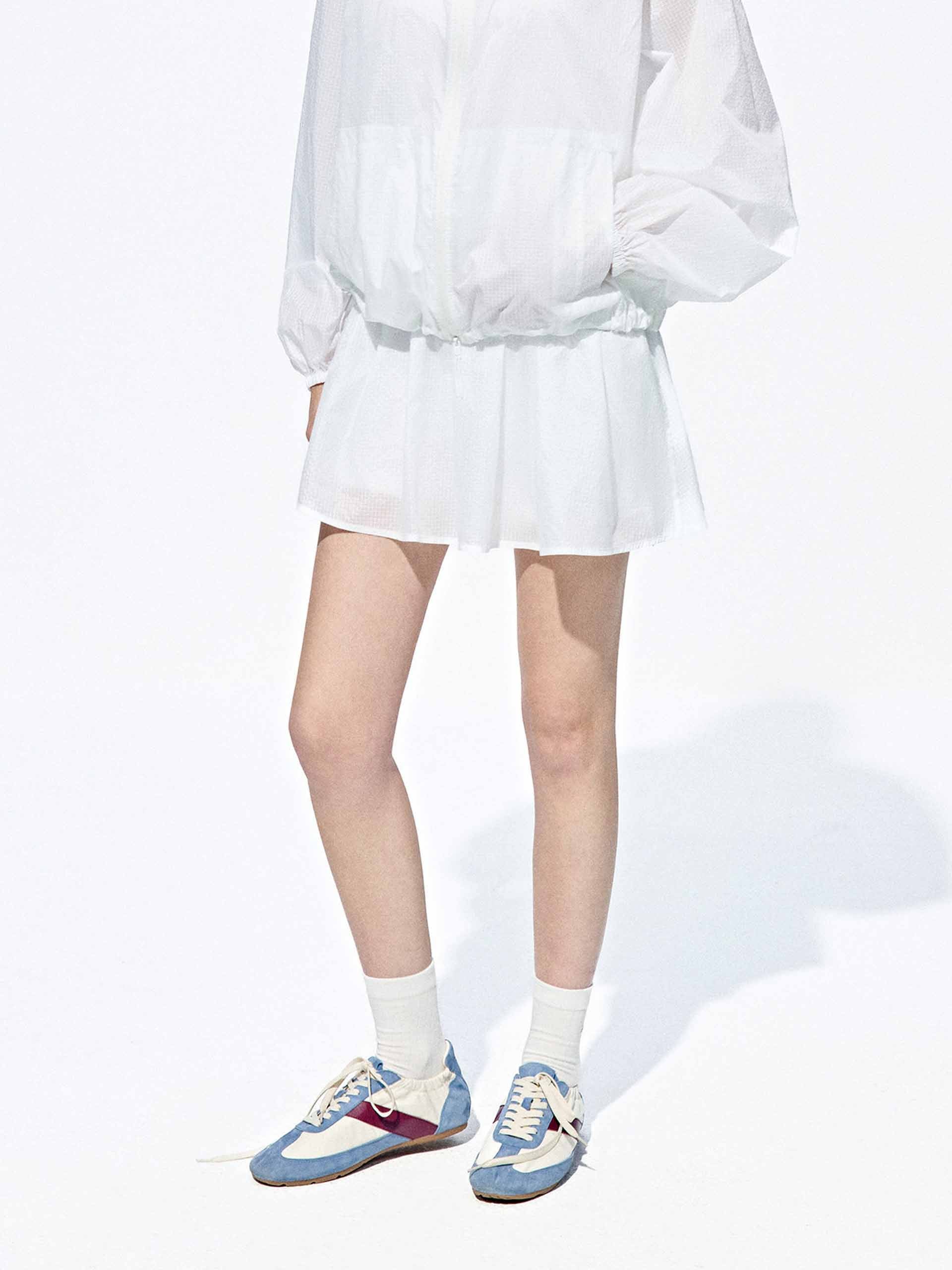 Drawstring Waist Mini Skort - Image 9