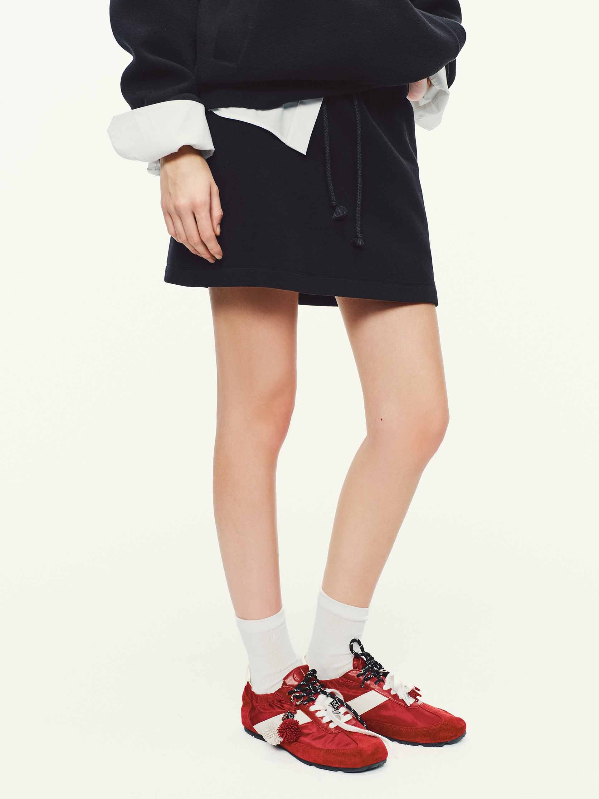 Drawstring Waistband Mini Skirt - Image 9