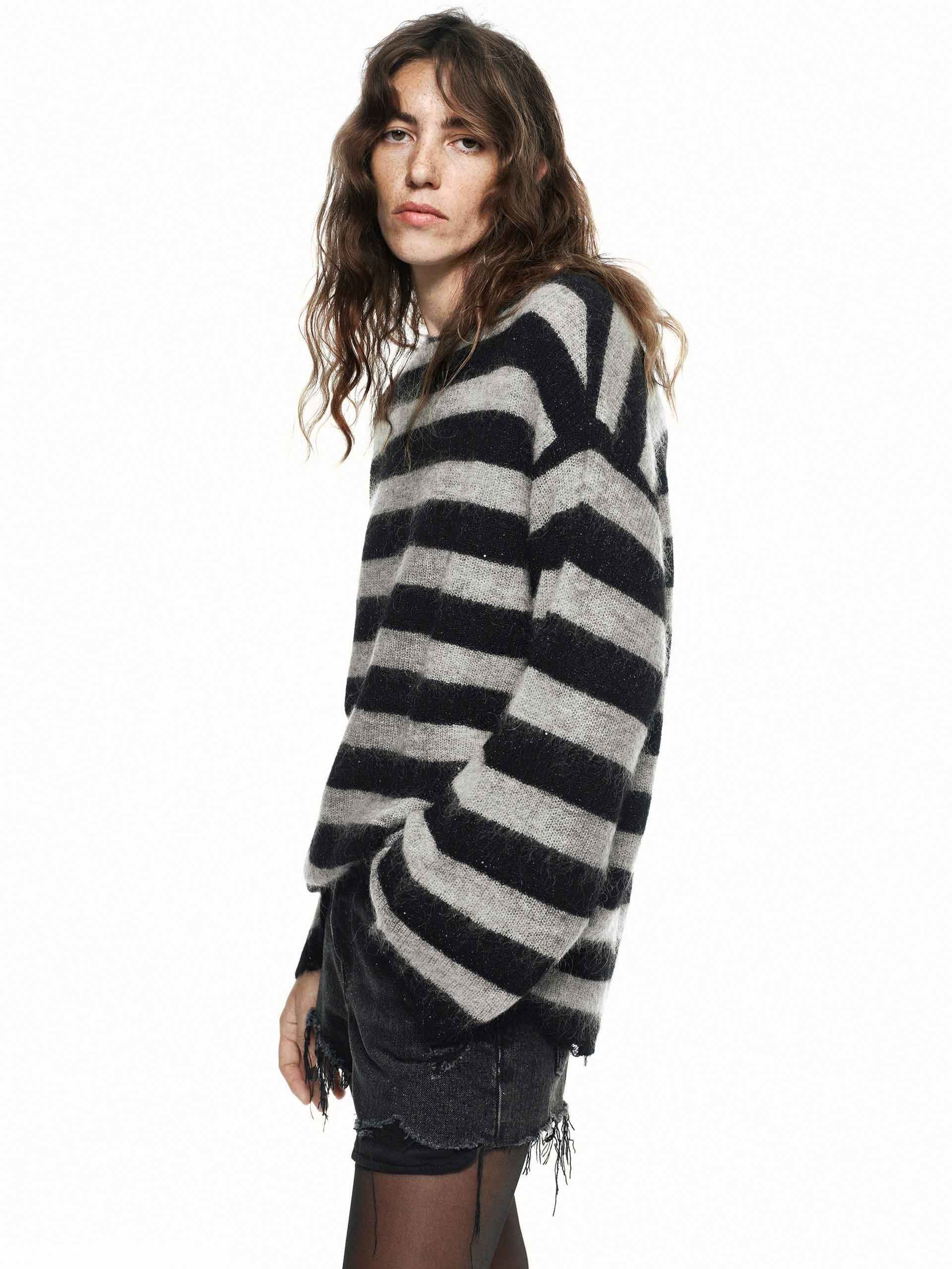 Drop Shoulder Loose Sweater - Image 7
