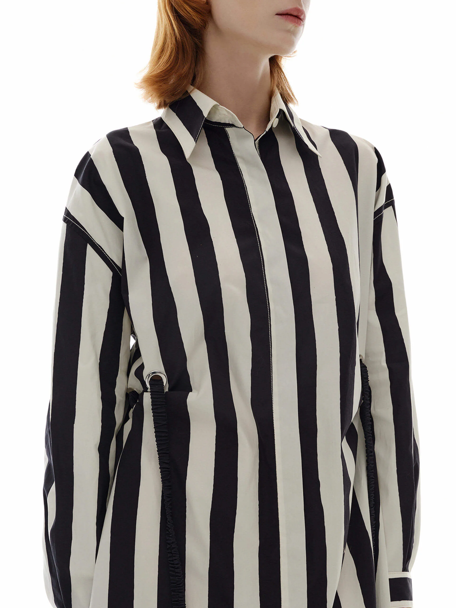 Drop Shoulder Striped Dress - Image 7
