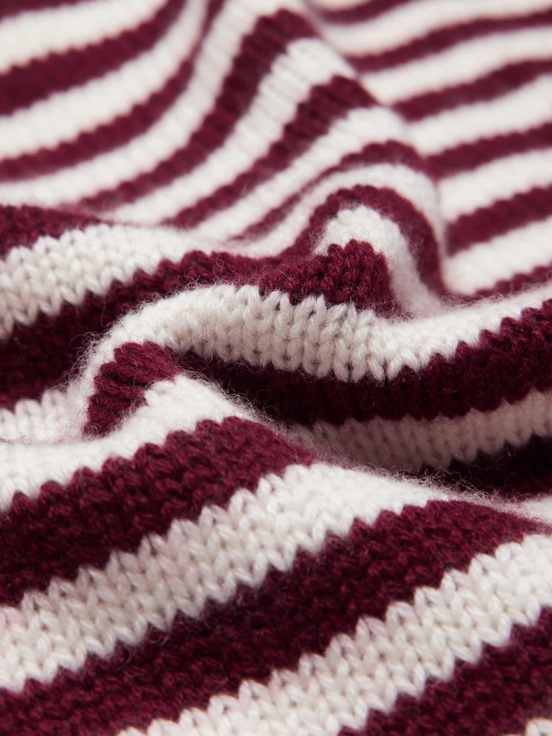 Drop Shoulder Striped Sweater - Image 4