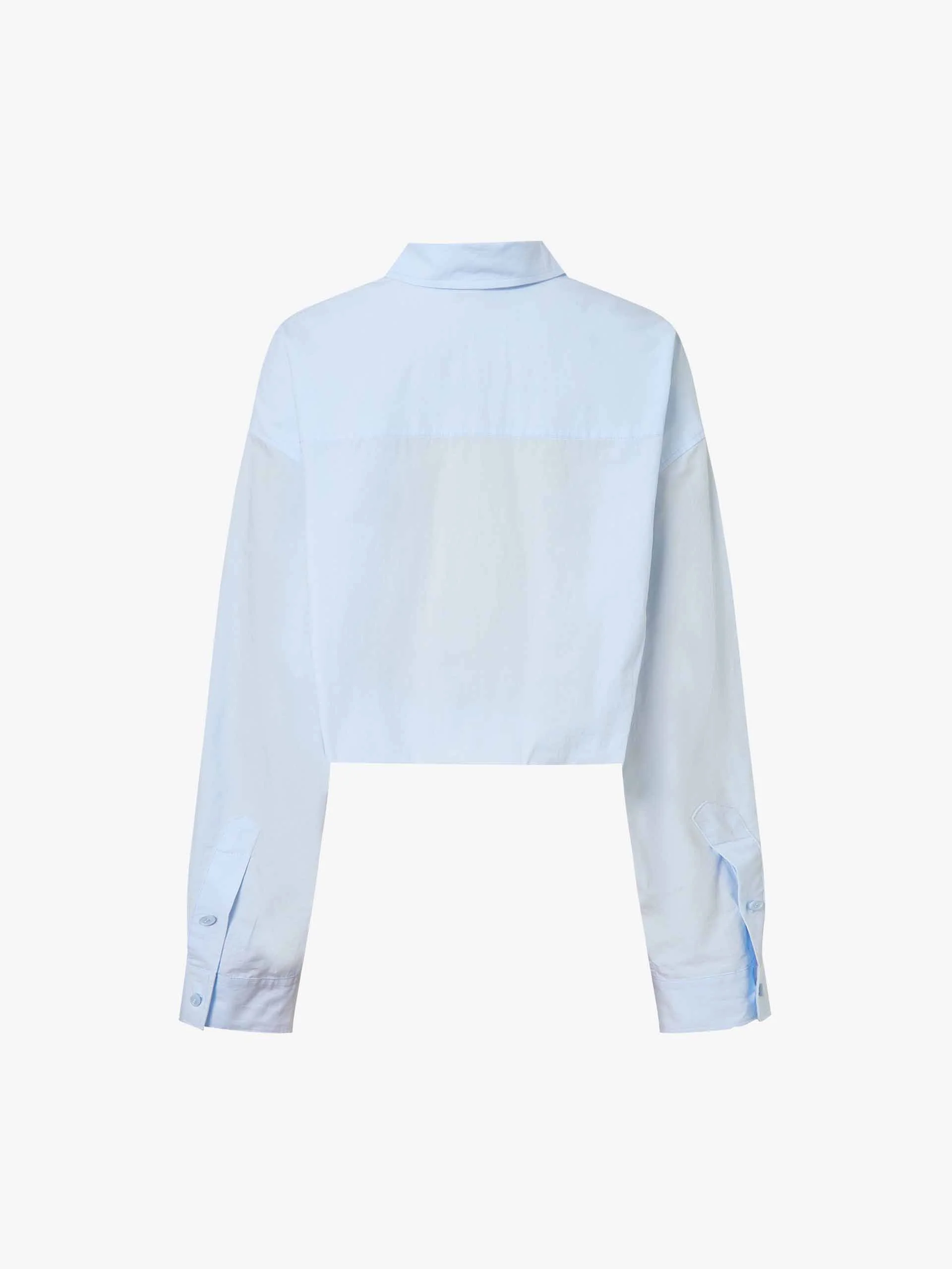 Elastic Hem Cotton Blouse - Image 10