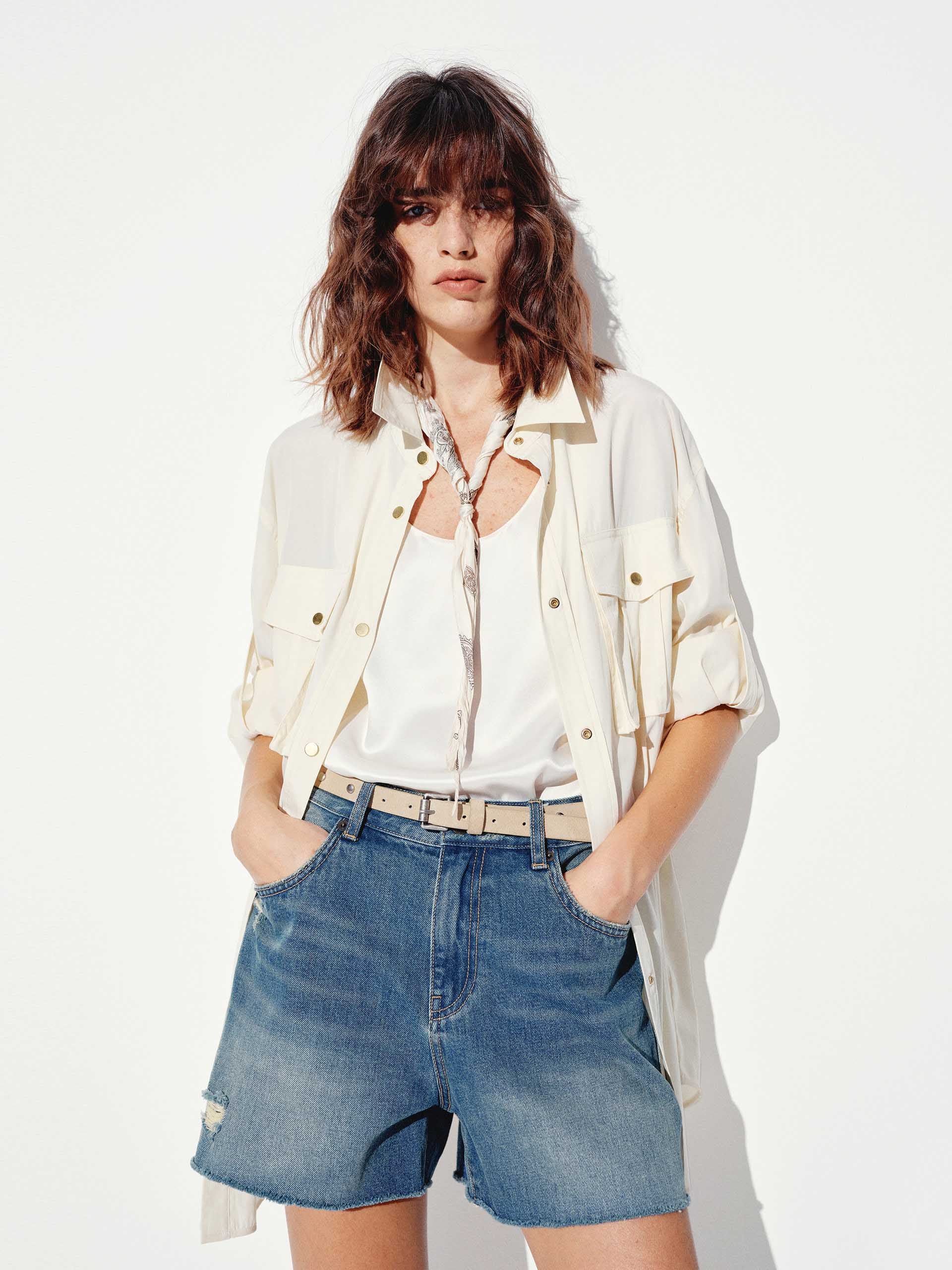 Elastic Waist Cargo Jacket - Image 3