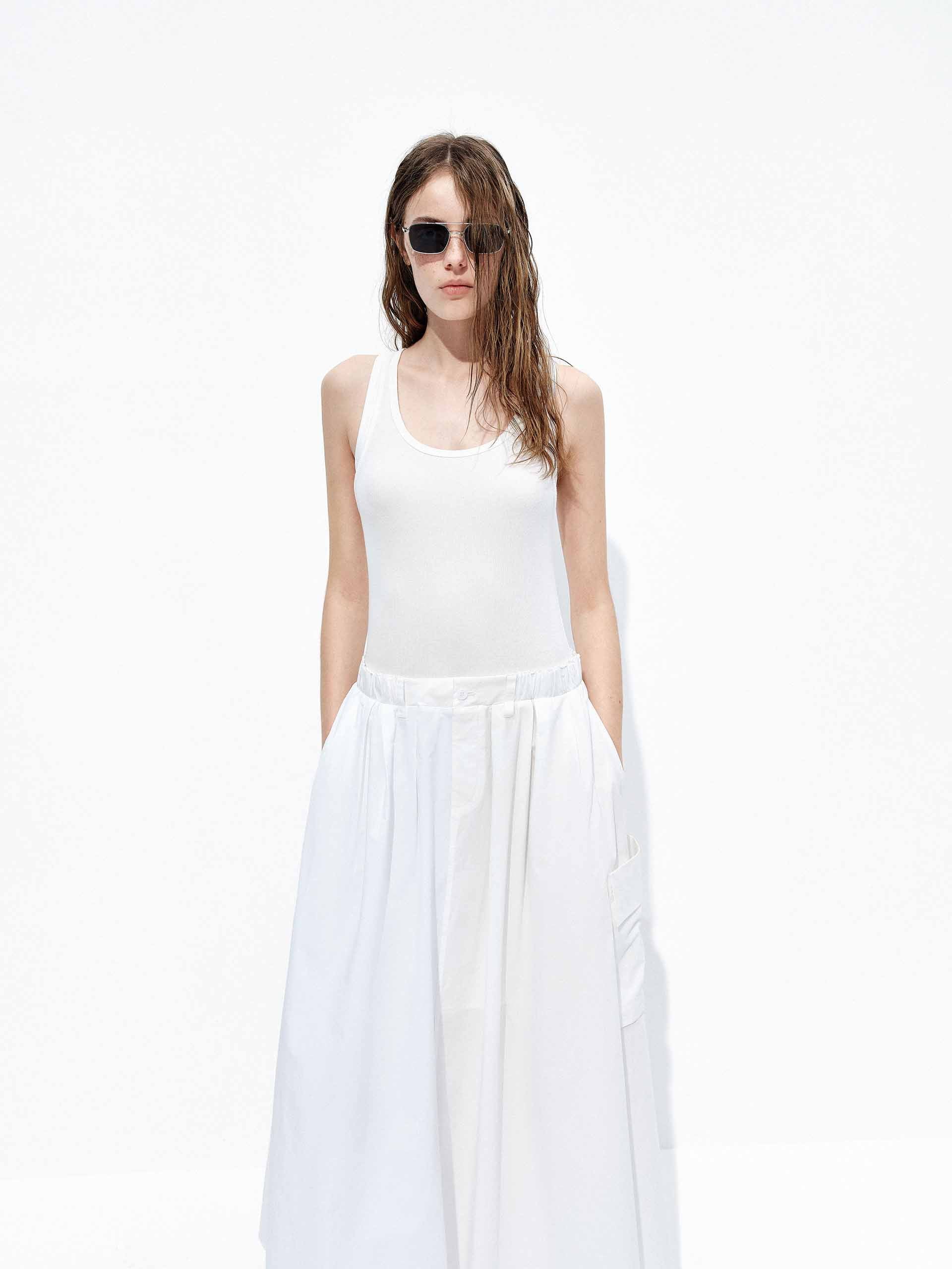 Elastic Waist Panel Dress - Image 7